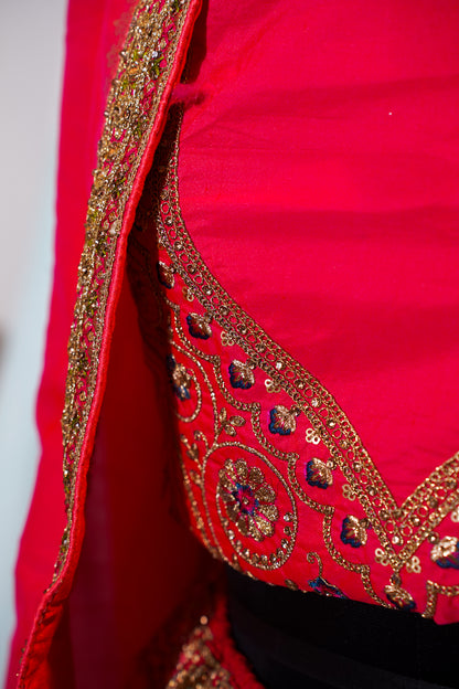 "Mansi 067" Banarasi Meenakari AD Work Silk Lehenga