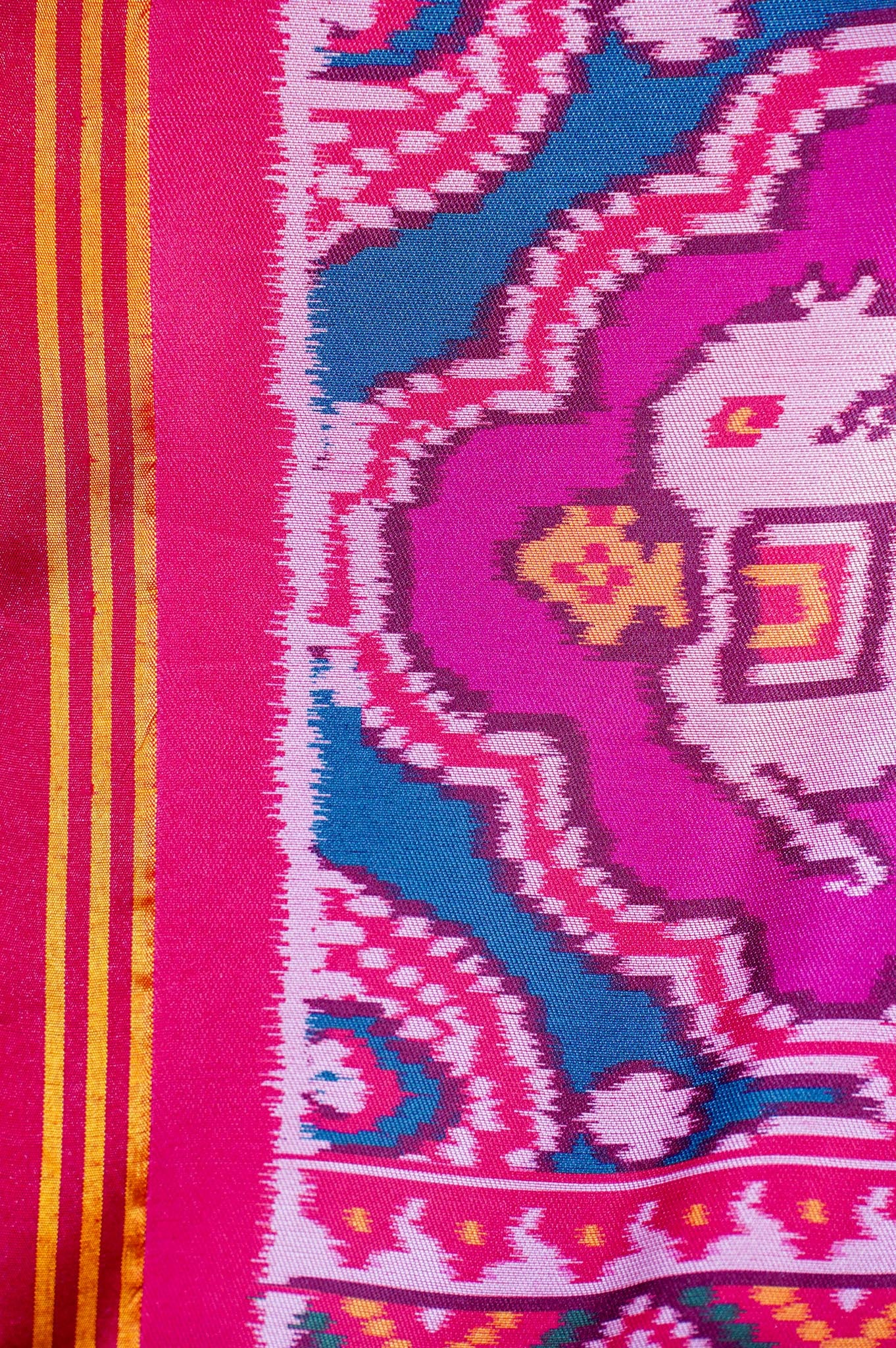 "MCD 014" Banarasi Multi Patola Paithani Silk Dupatta