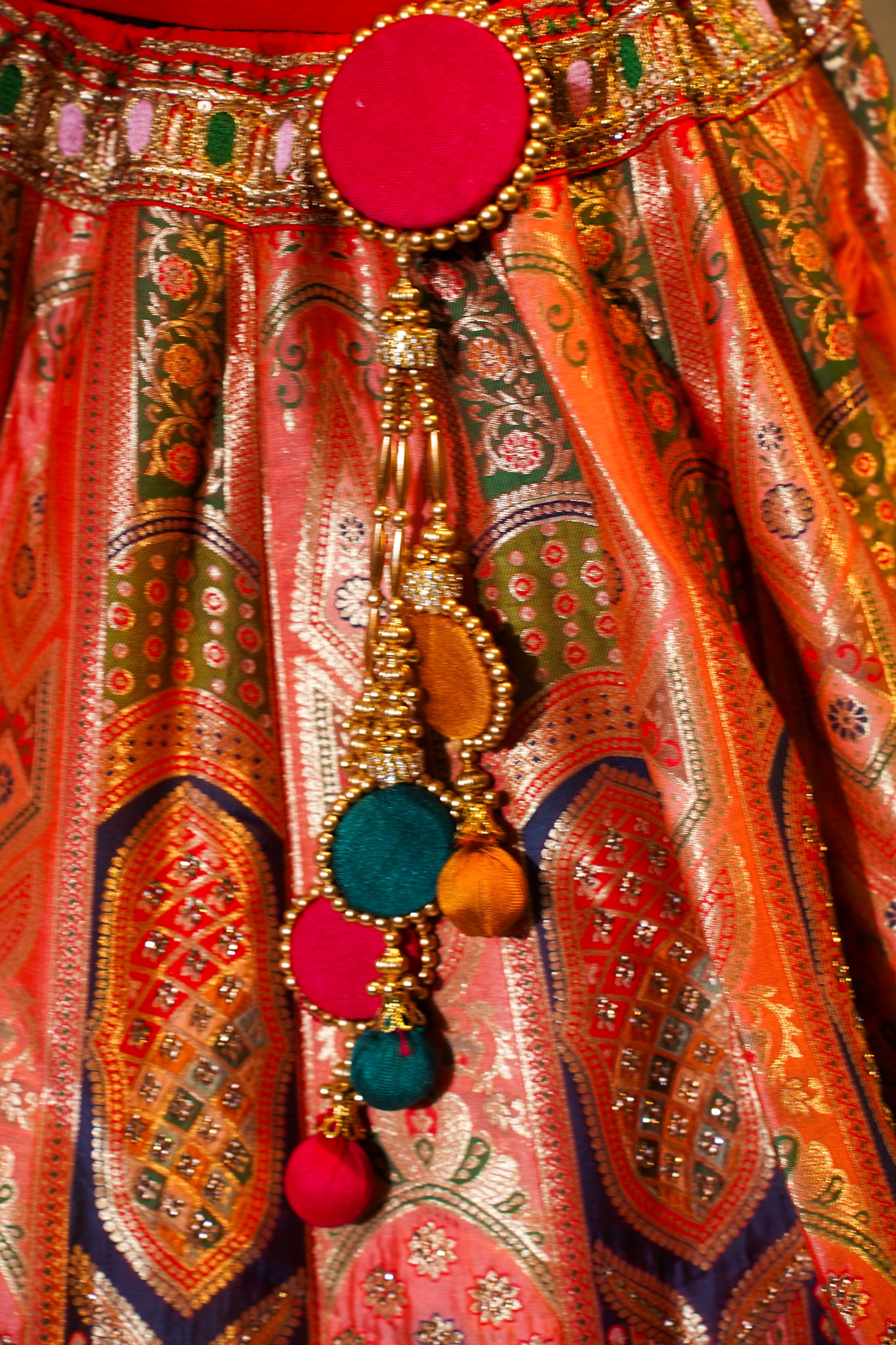 "Mansi 056" Banarasi Meenakari Stone Work Lehenga