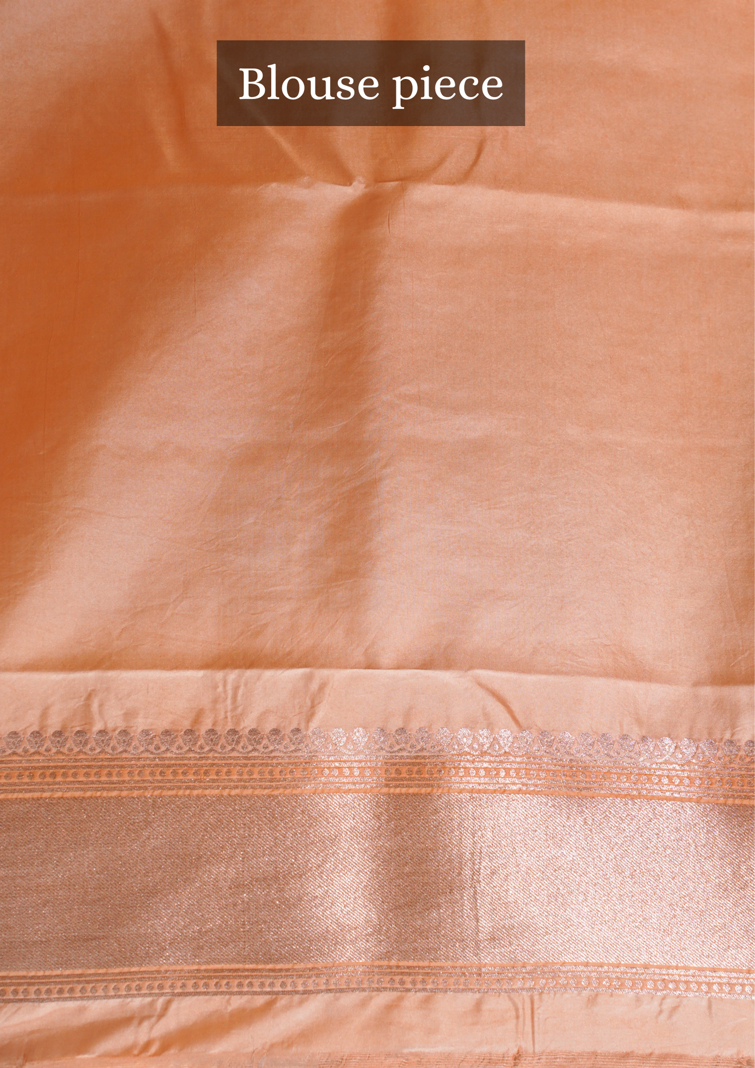 VIRASAT 334: Dusty Coral Pure Handloom Katan Silk Saree with Zari Shikargah &amp; Meenakari Work - Silk Mark Certified