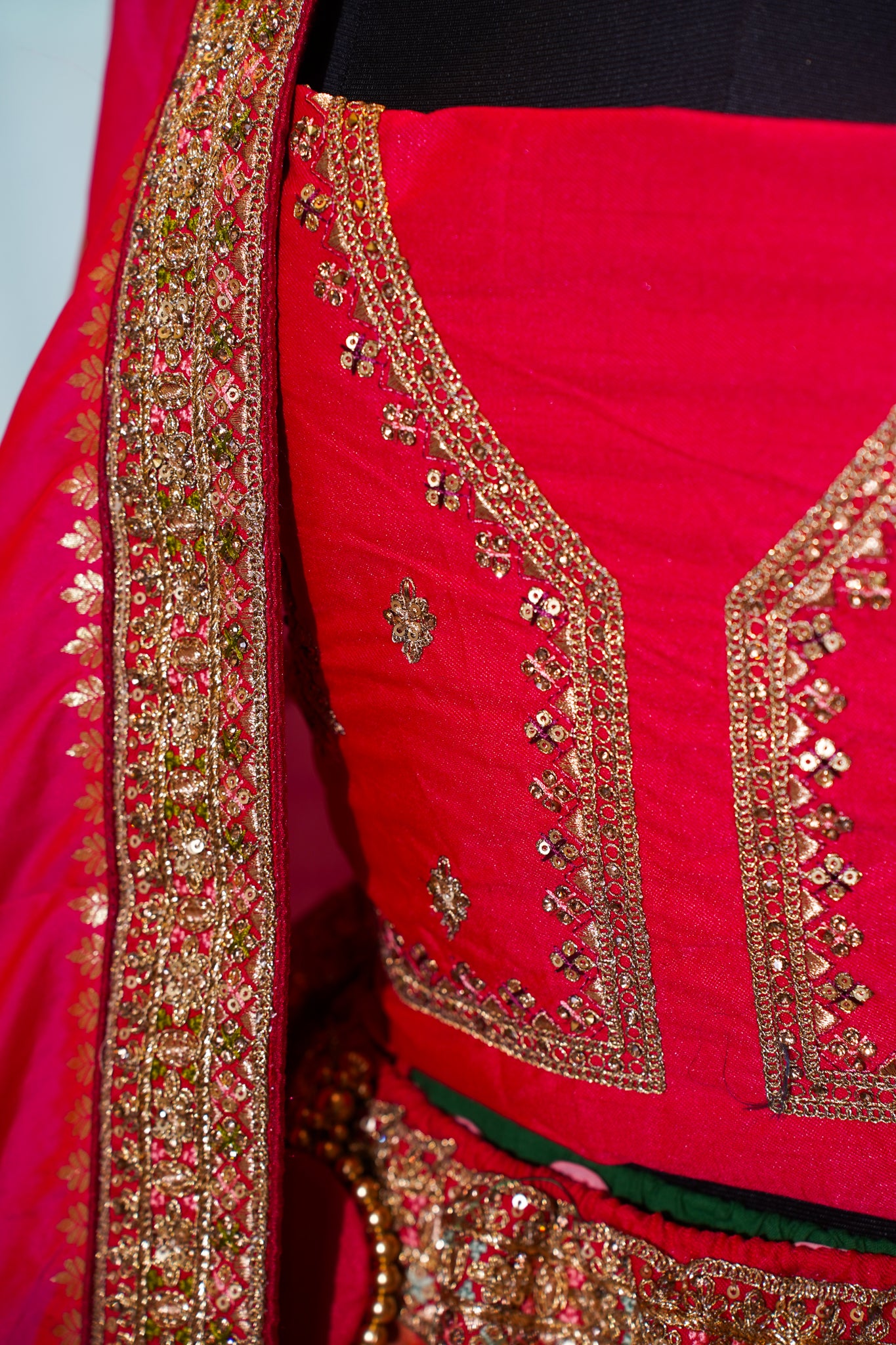 "Mansi 066" Banarasi Meenakari AD Work Silk Lehenga