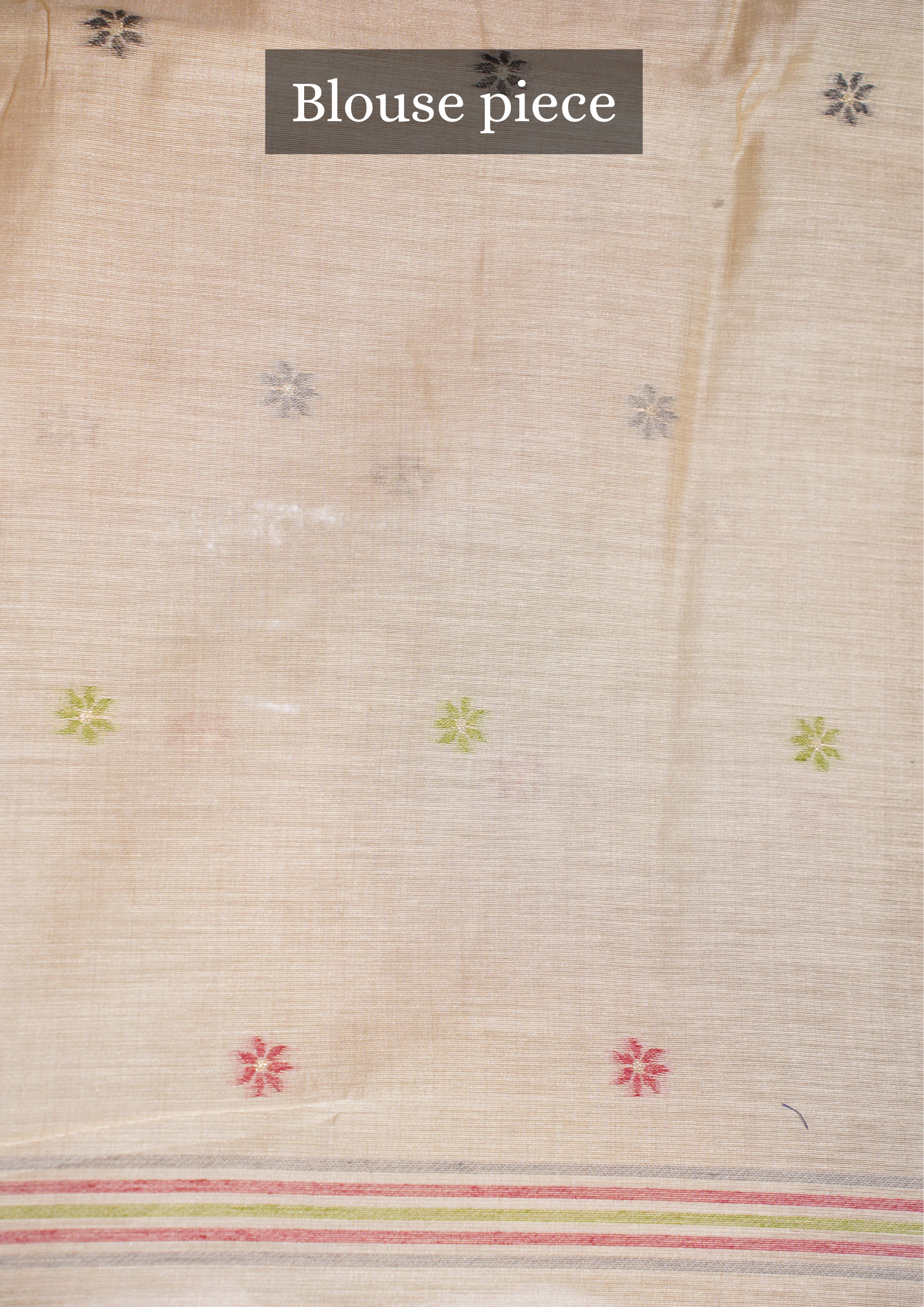 UTSAV BANARAS 331: Khaki Raw Silk Saree with Handwoven Elephant &amp; Floral Pallu