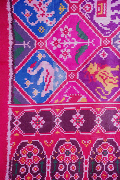 "MCD 012" Banarasi Multi Patola Paithani Silk Dupatta