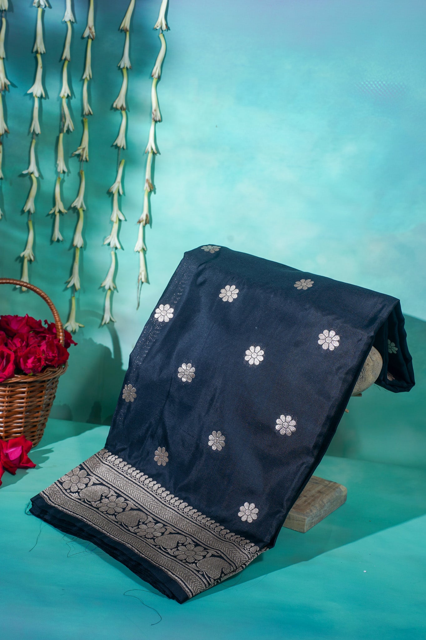 "VIRASAT 005" "Alia" Pure Banarasi Katan Silk Saree Woven with Authentic Zari