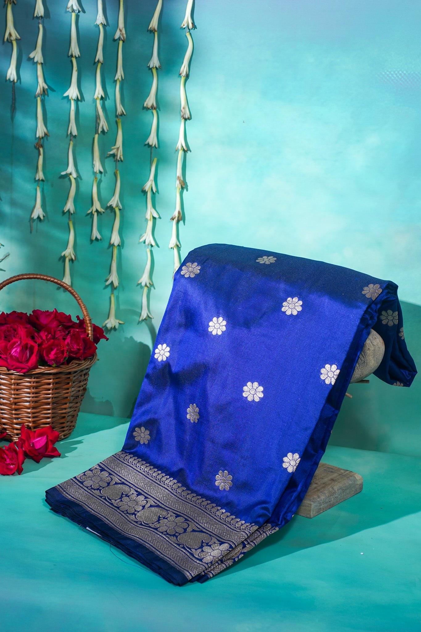 "VIRASAT 005" "Alia" Pure Banarasi Katan Silk Saree Woven with Authentic Zari