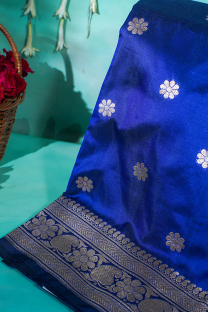 "VIRASAT 005" "Alia" Pure Banarasi Katan Silk Saree Woven with Authentic Zari