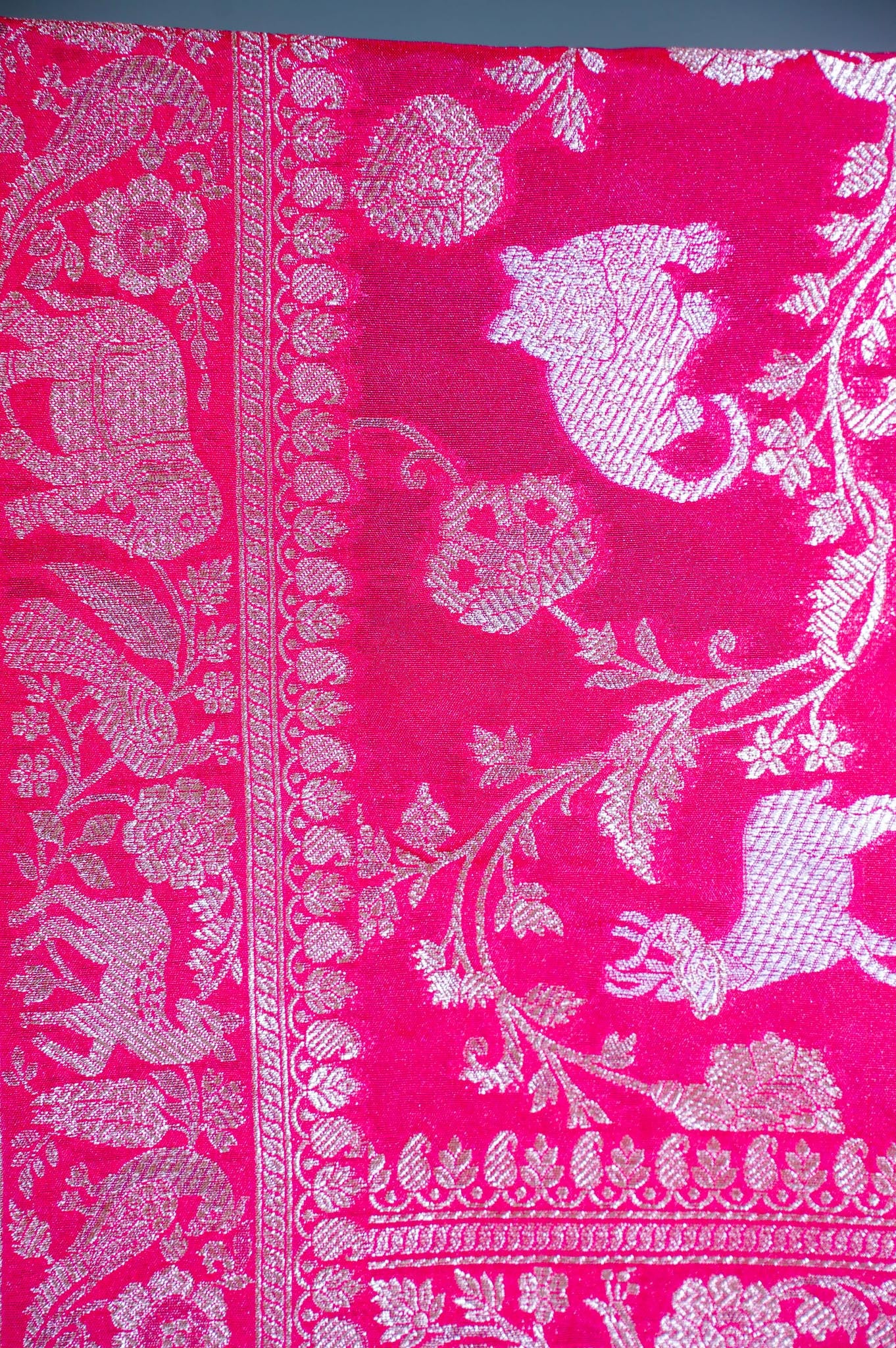 "MCD 015" Banarasi Meenakari Vegan Silk Dupatta