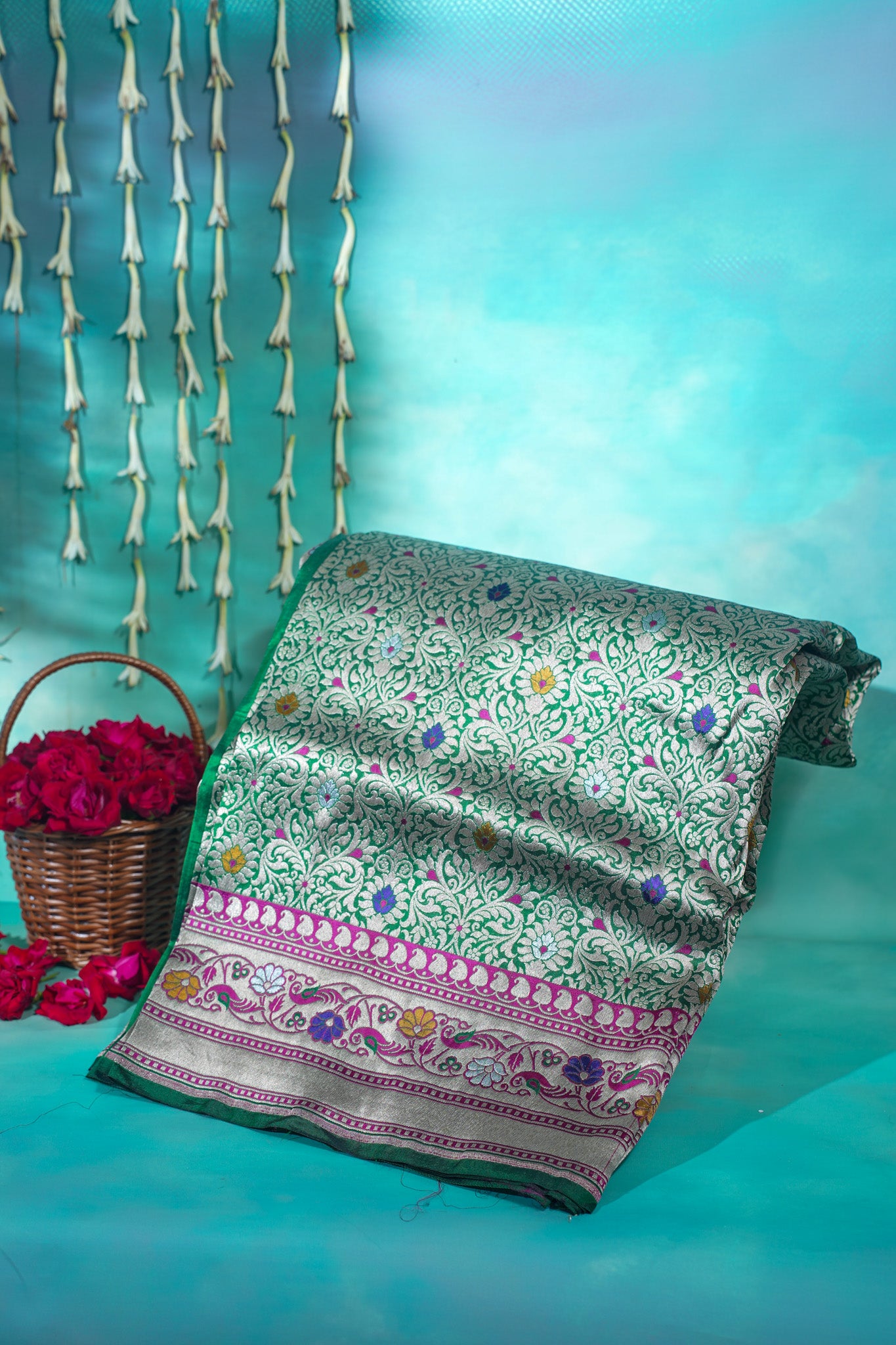 "Virasat 251" Banarasi Pure Katan Silk Saree