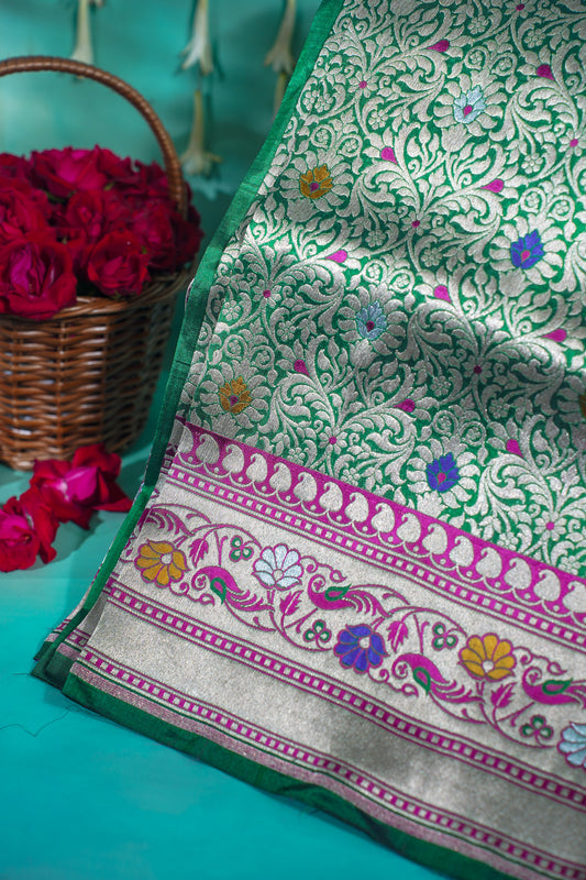 "Virasat 251" Banarasi Pure Katan Silk Saree