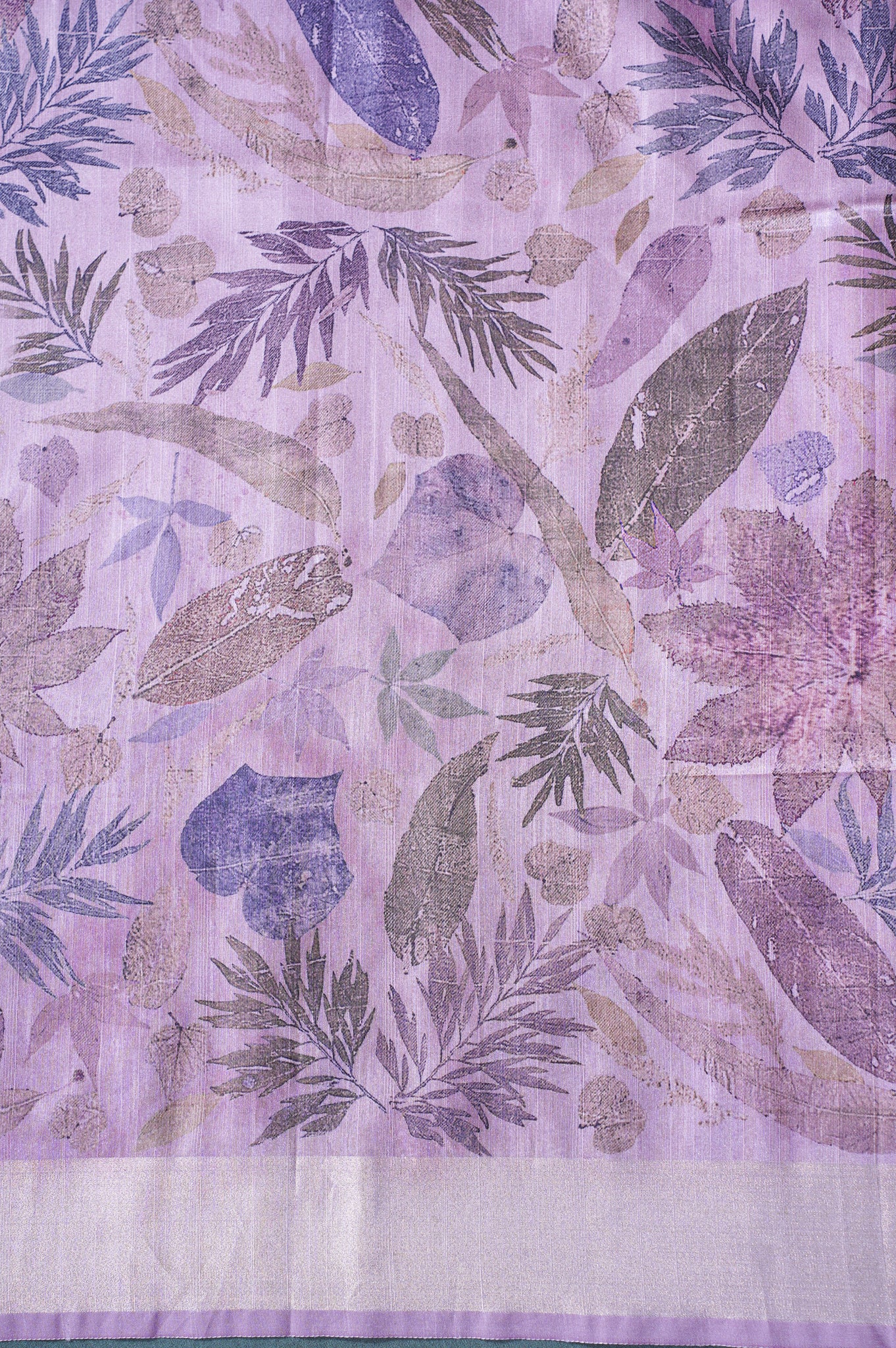 "UTSAV BANARAS 233" Banarasi Onion Block Print Raw Silk Saree