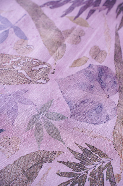 "UTSAV BANARAS 233" Banarasi Onion Block Print Raw Silk Saree