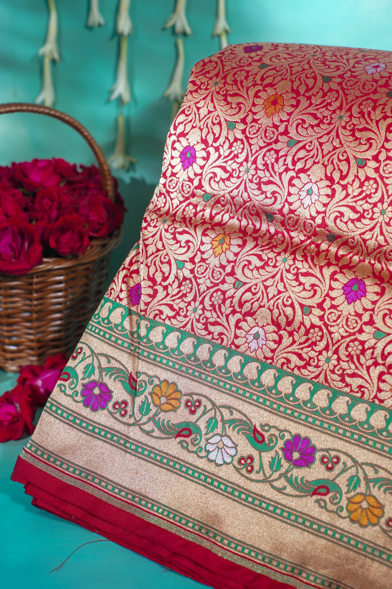 "Virasat 251" Banarasi Pure Katan Silk Saree