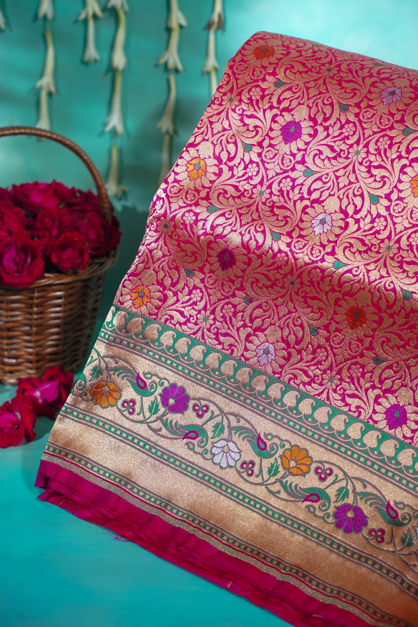 "Virasat 251" Banarasi Pure Katan Silk Saree