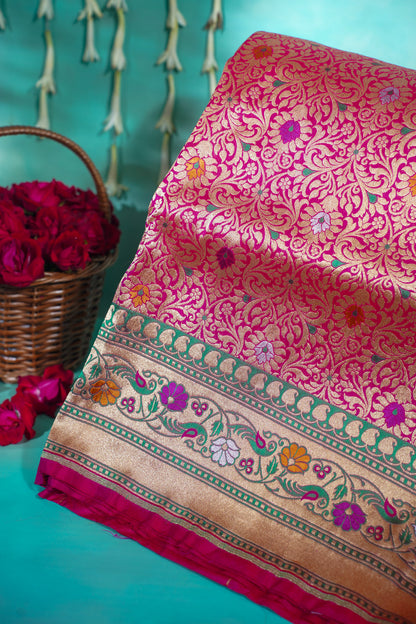 "Virasat 251" Banarasi Pure Katan Silk Saree