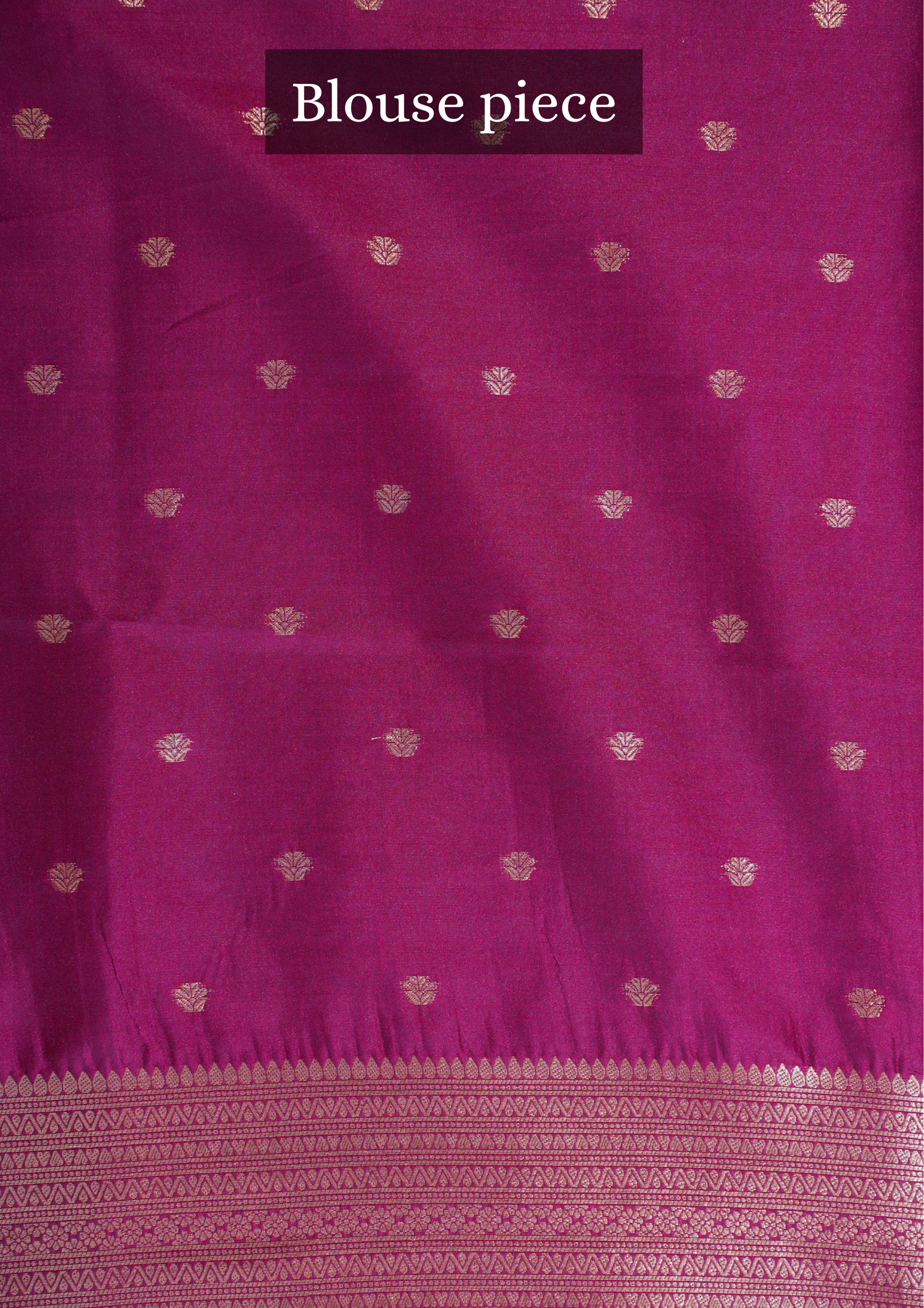 UTSAV BANARAS 329: Maroon Banarasi Raw Silk Saree with Small Zari Buti, Zari Pallu &amp; Mandala Border