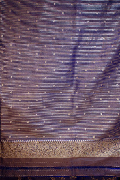 Blue Banarasi Silk Saree