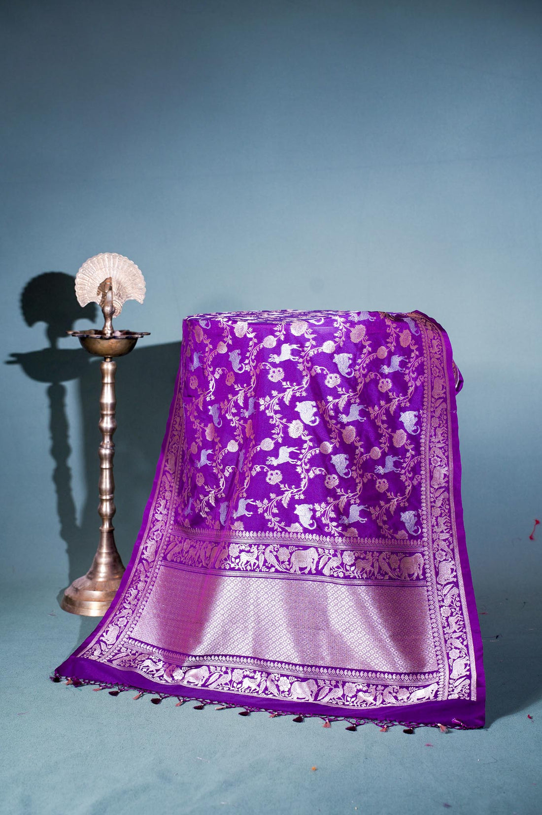 "MCD 019" Banarasi Kadwa Vegan Silk Dupatta