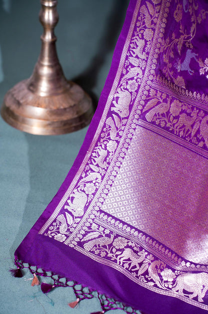 "MCD 019" Banarasi Kadwa Vegan Silk Dupatta