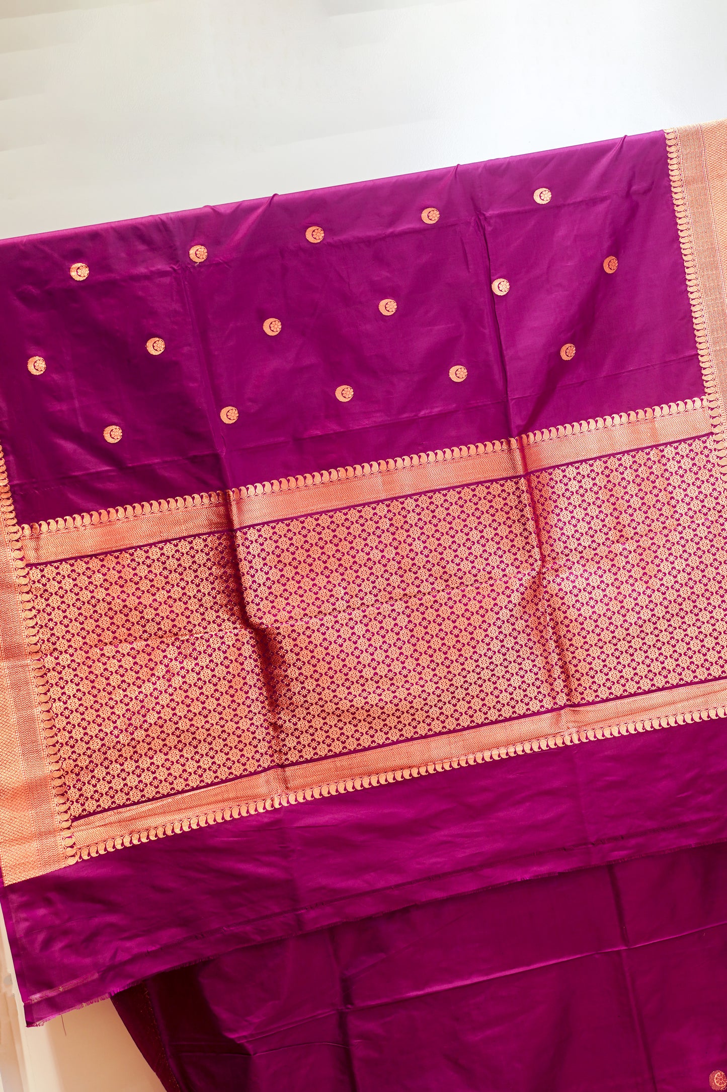 Shatarupa Pure Handwoven Banarasi Silk Saree with Chand booti work