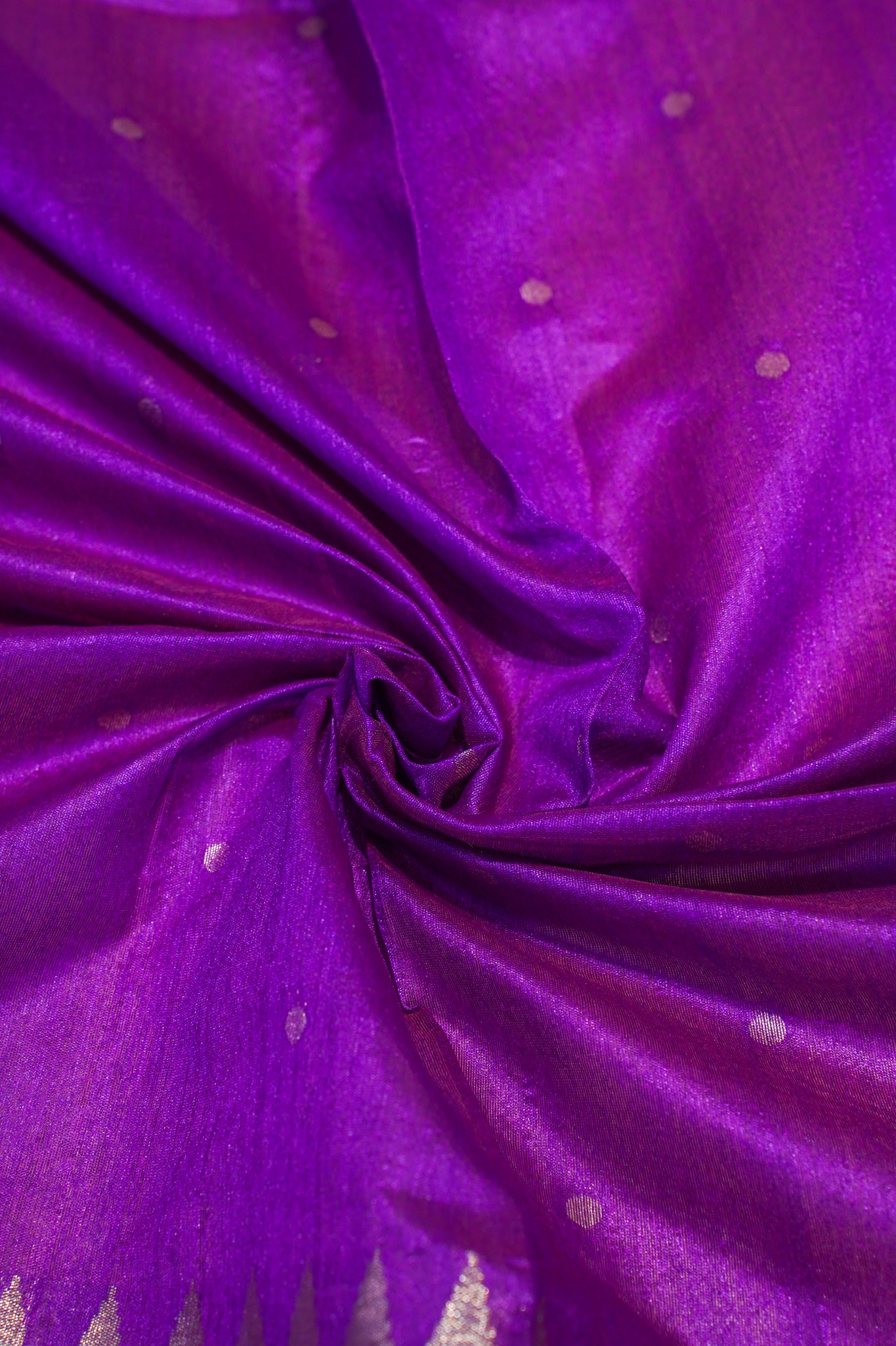 "UTSAV BANARAS 164" Banarasi Royal Purple Peacock Saree