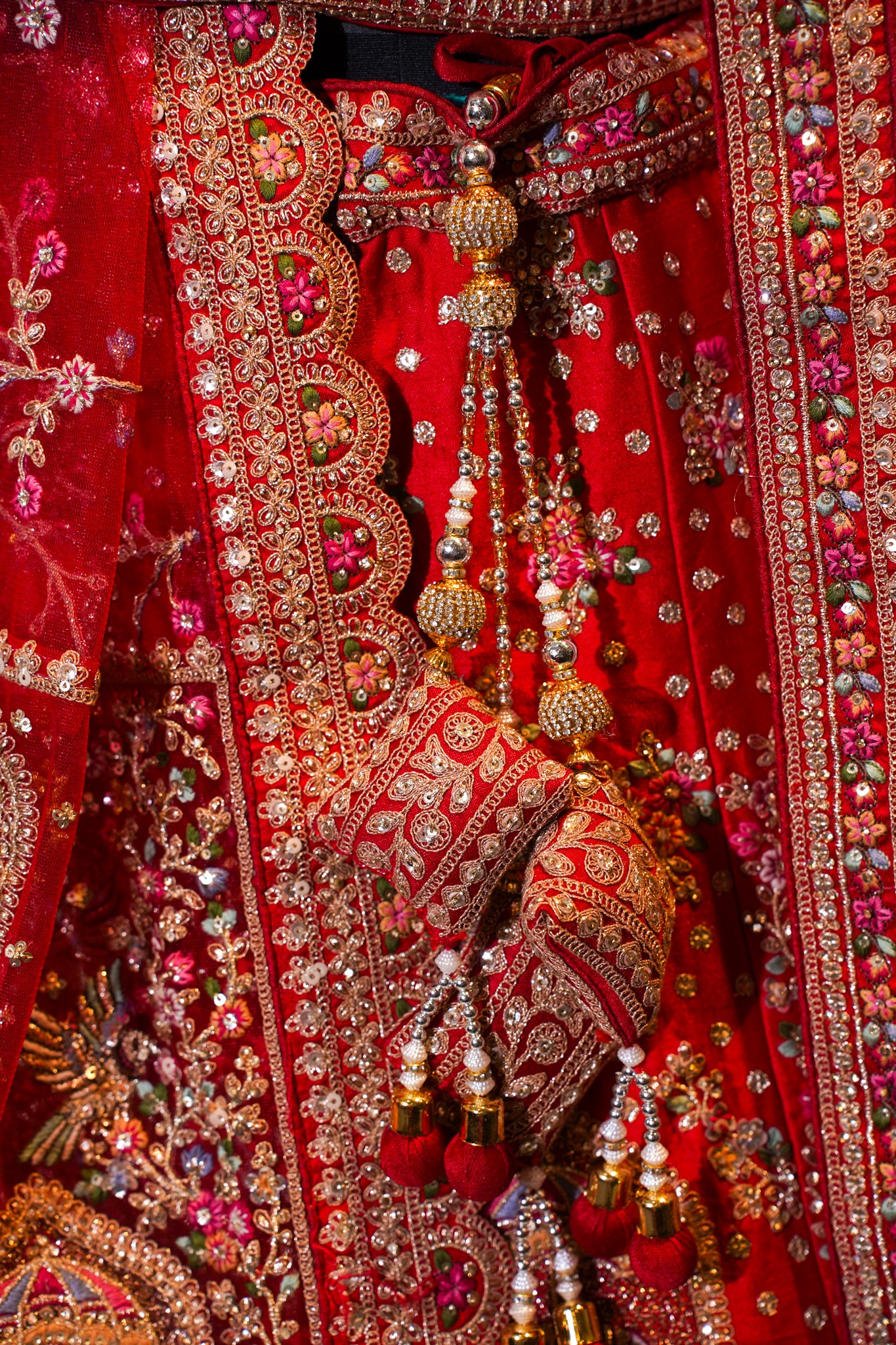 "Mansi 069" Banarasi Sequence AD Work Silk Lehenga