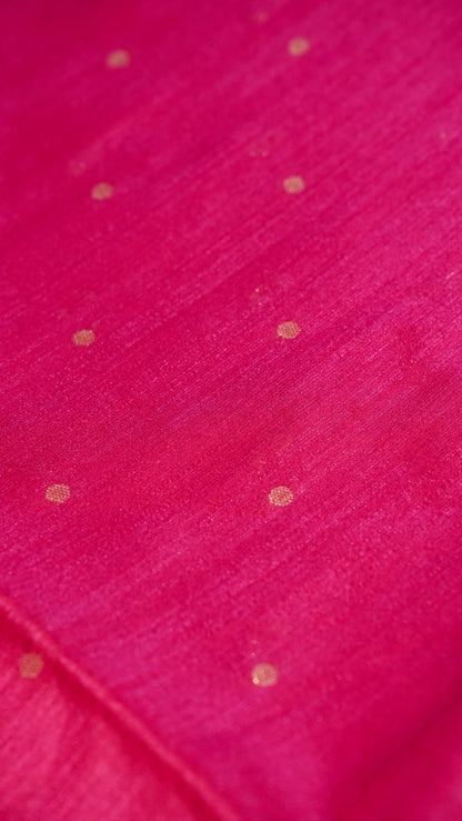 "UTSAV BANARAS 104" Banarasi Crimson Red Peacock Pethani Silk Saree
