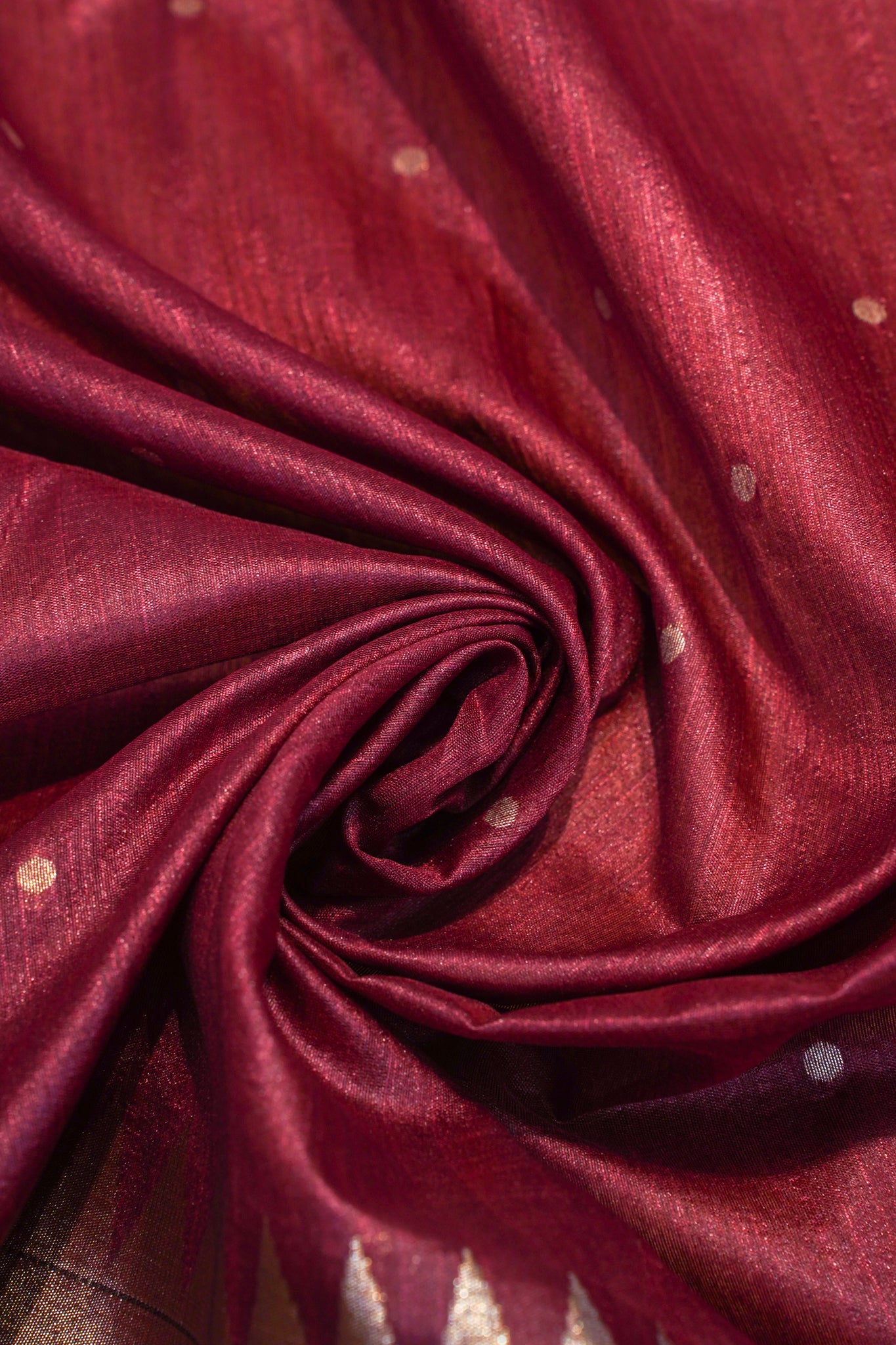 "UTSAV BANARAS 165" Banarasi Maroon Peacock Paithani Saree