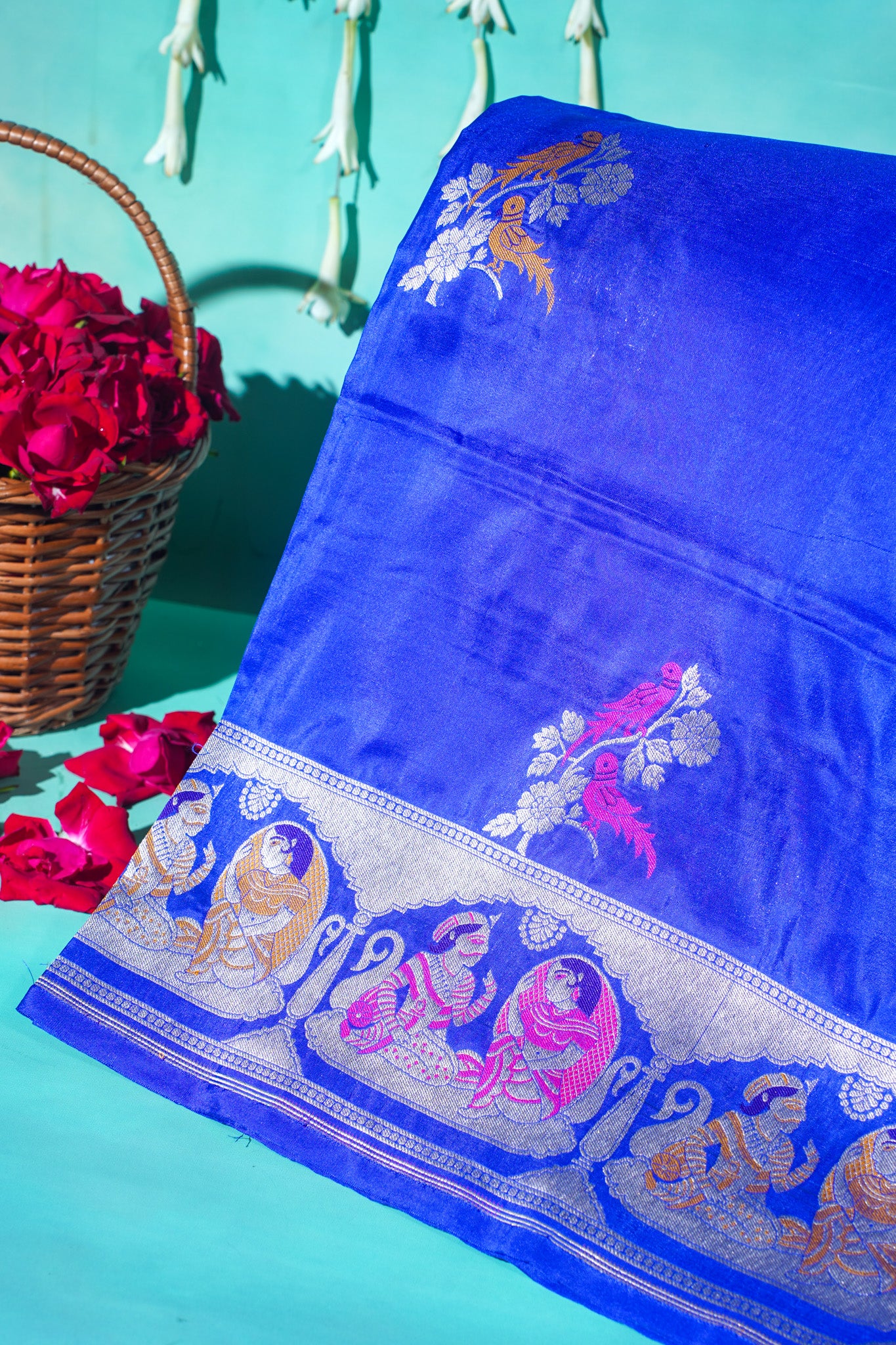 "VIRASAT 170" Pure Banarasi Silk Handloom Saree With Kadwa Booti