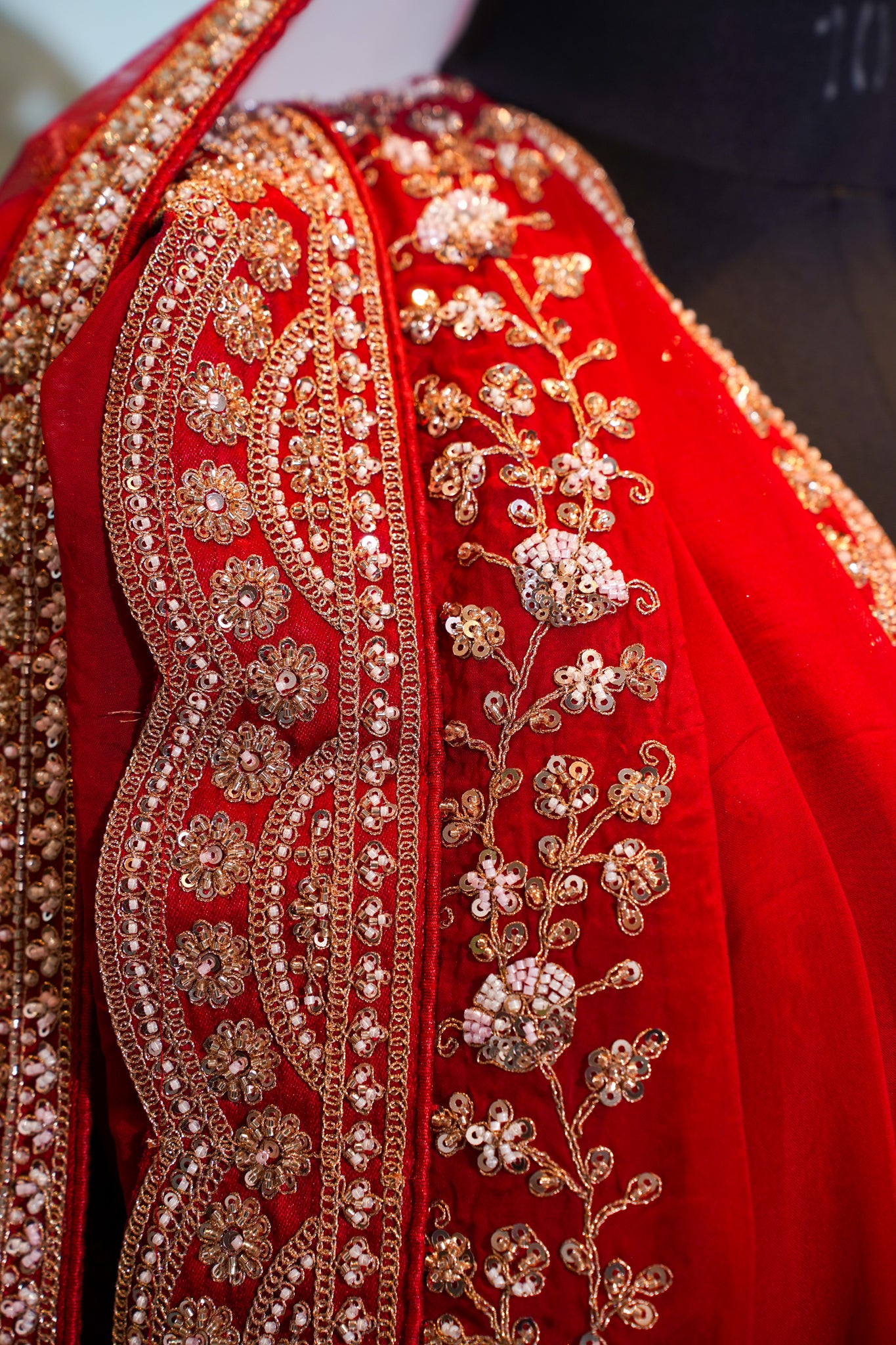 "Mansi 070" Banarasi Hand-Work Silk Lehenga