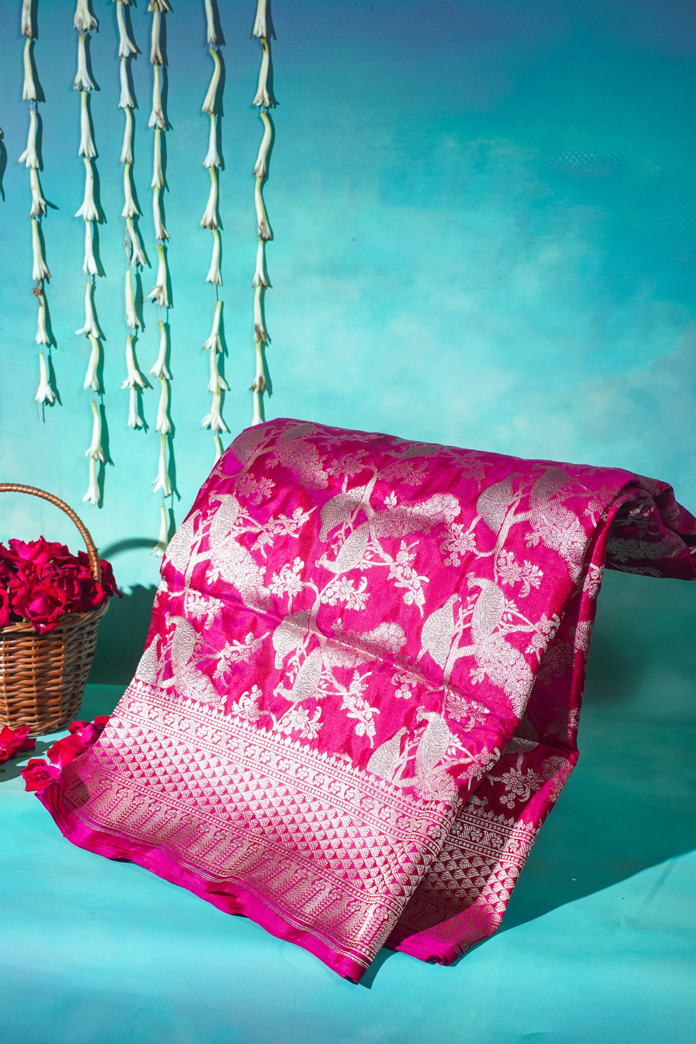 "VIRASAT 253" Banarasi Pure Katan Silk Saree