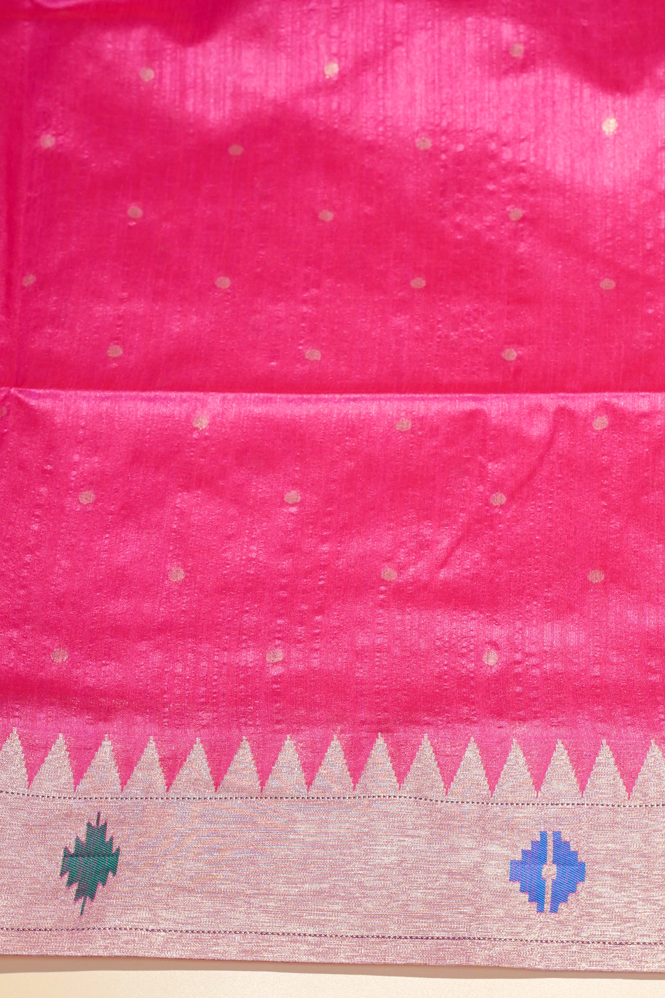 "UTSAV BANARAS 166" Banarasi Elegant Pink Peacock Paithani Saree