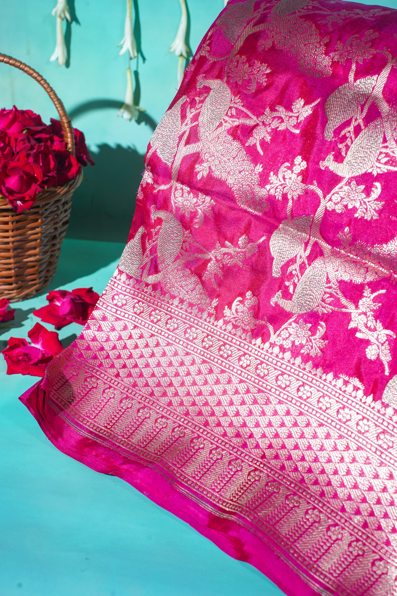"VIRASAT 253" Banarasi Pure Katan Silk Saree