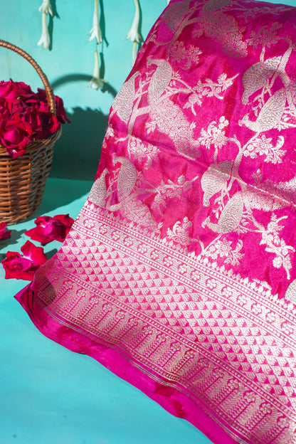 "Virasat 253" Banarasi Pure Katan Silk Saree