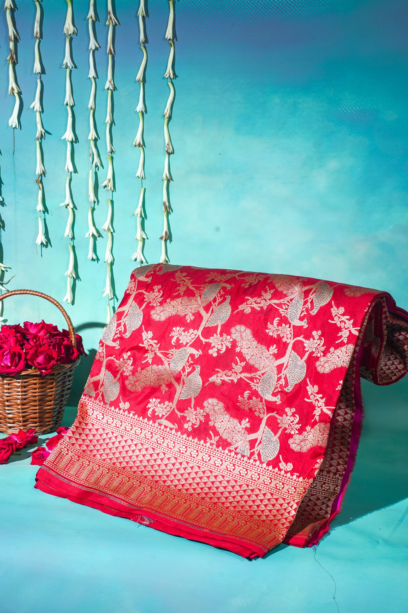 "VIRASAT 253" Banarasi Pure Katan Silk Saree