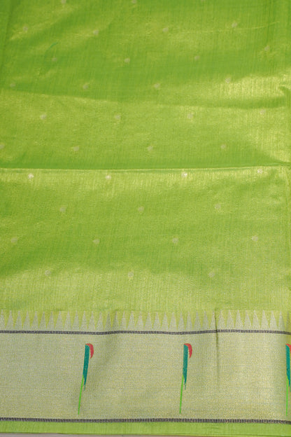 "UTSAV BANARAS 186" Banarasi Green  Peacock Silk Saree