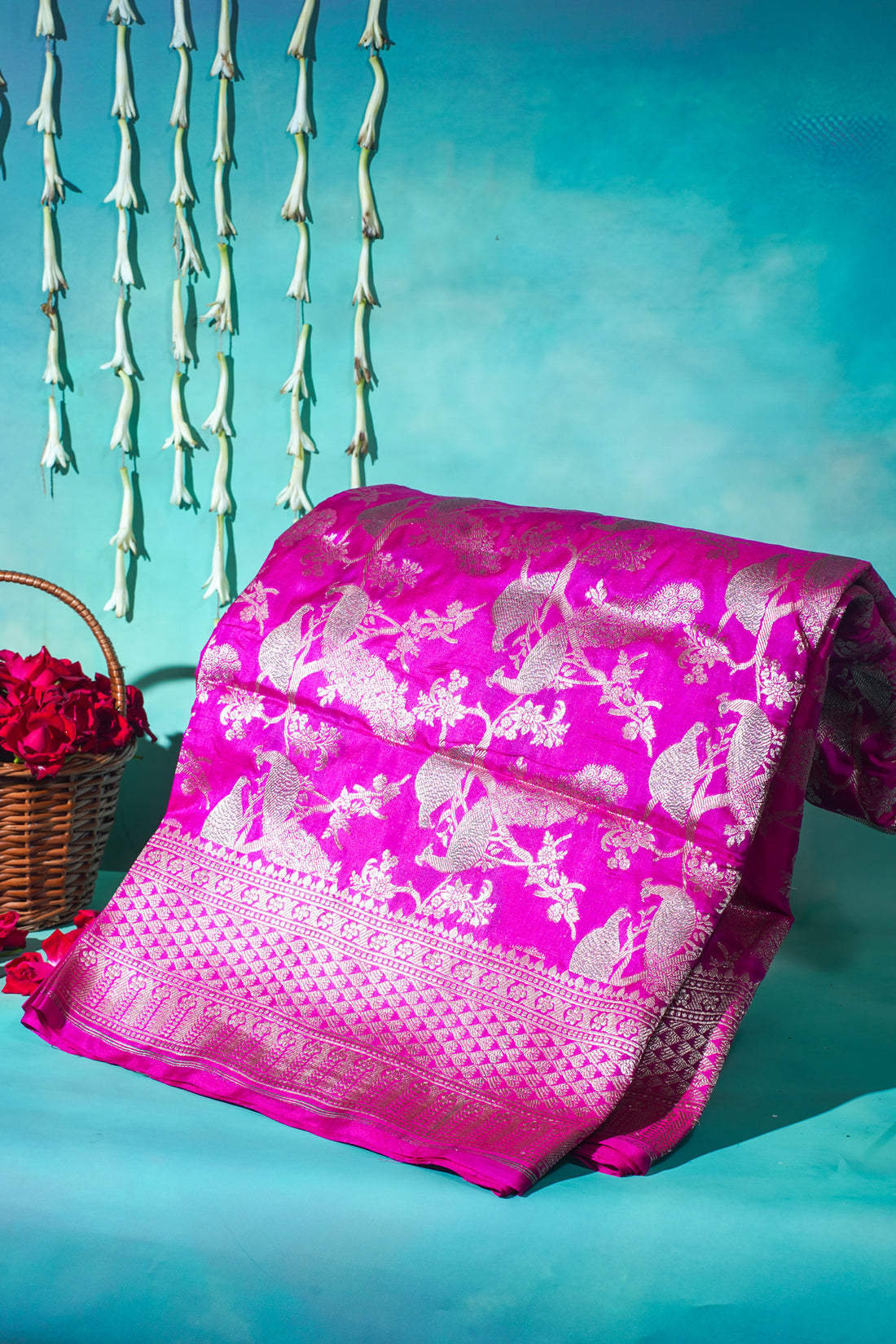 "VIRASAT 253" Banarasi Pure Katan Silk Saree