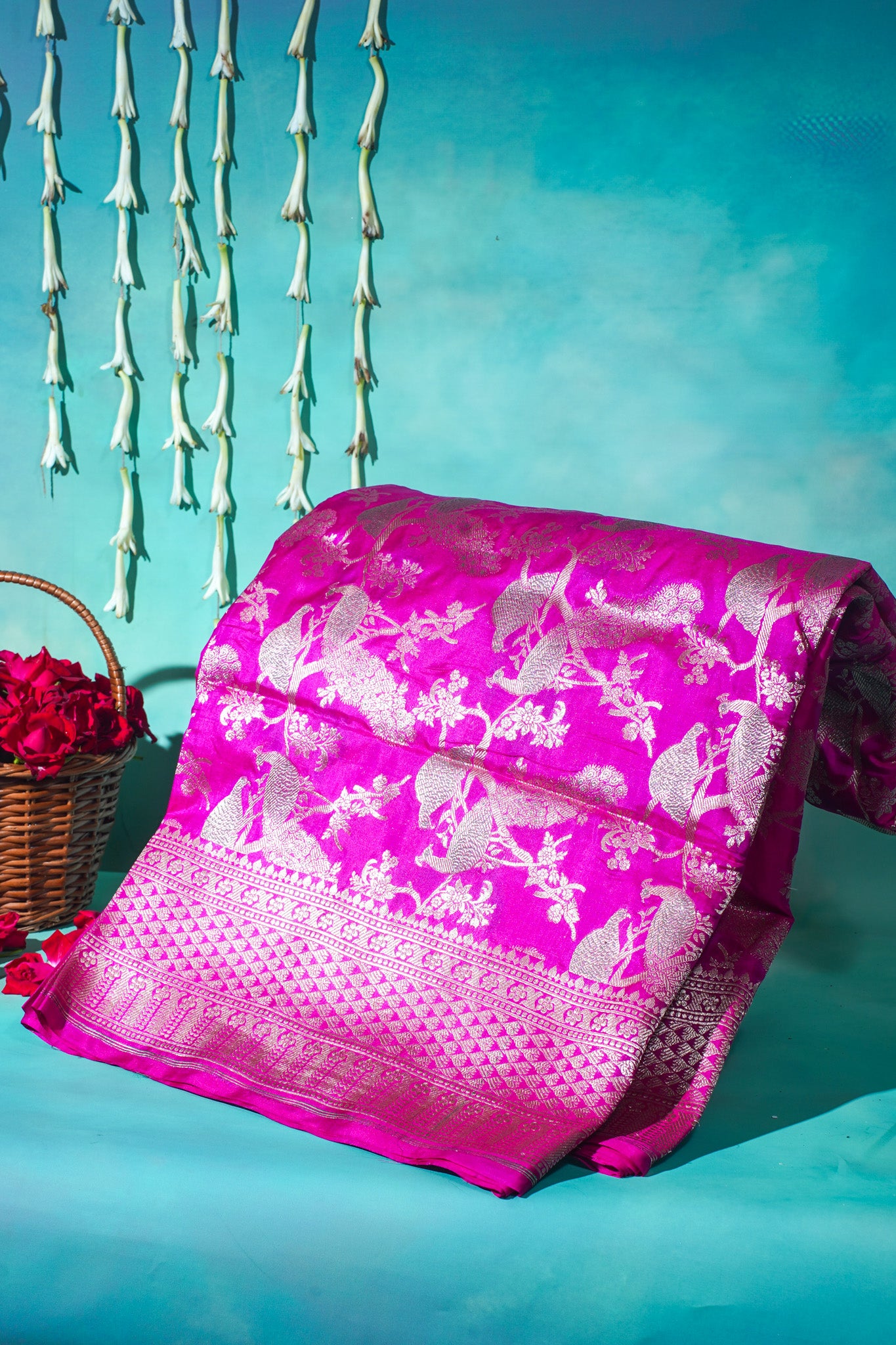 "VIRASAT 253" Banarasi Pure Katan Silk Saree