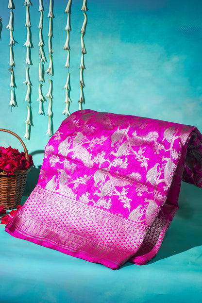 "Virasat 253" Banarasi Pure Katan Silk Saree