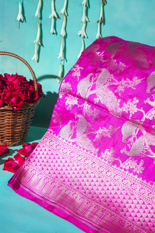 "Virasat 253" Banarasi Pure Katan Silk Saree