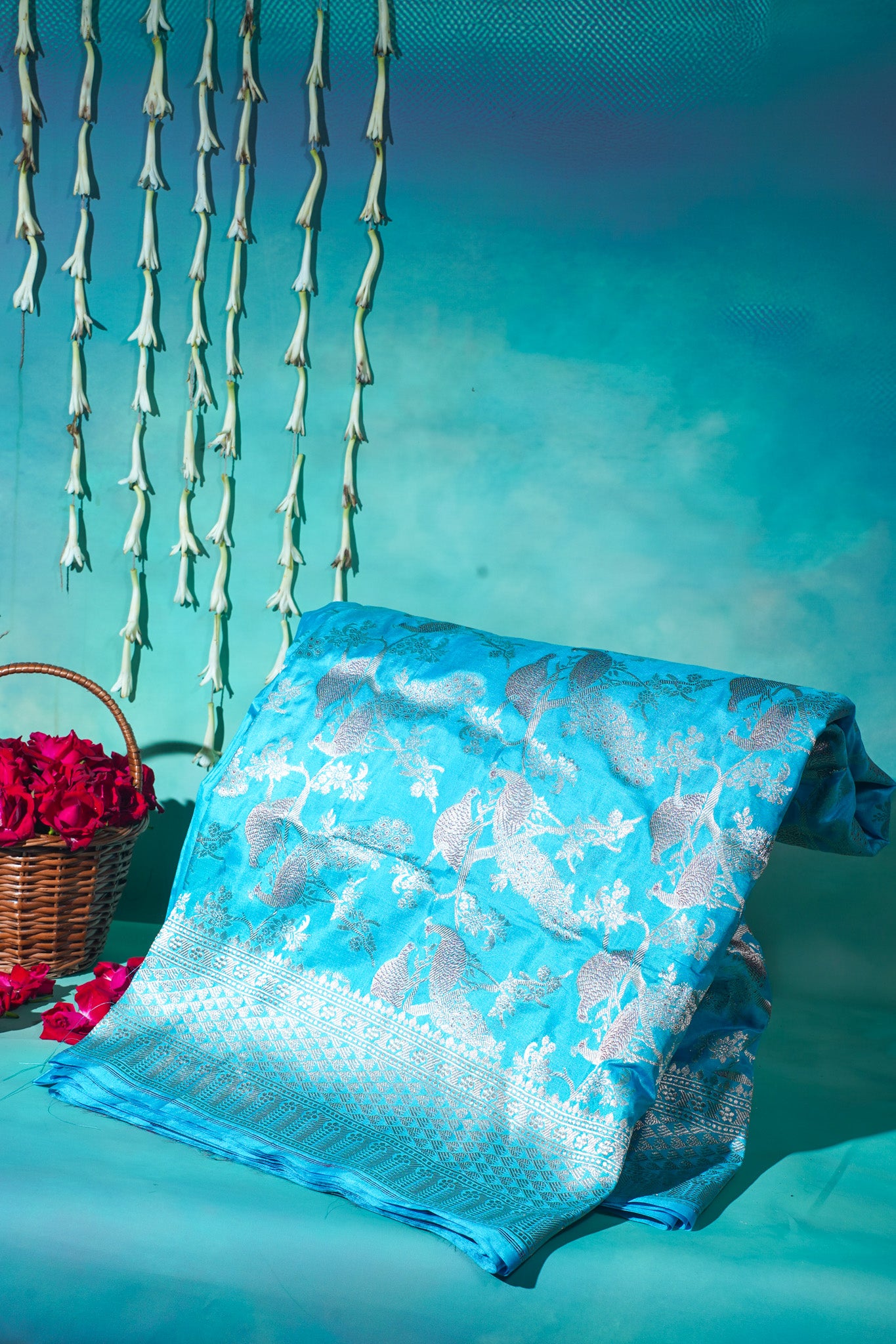 "VIRASAT 253" Banarasi Pure Katan Silk Saree
