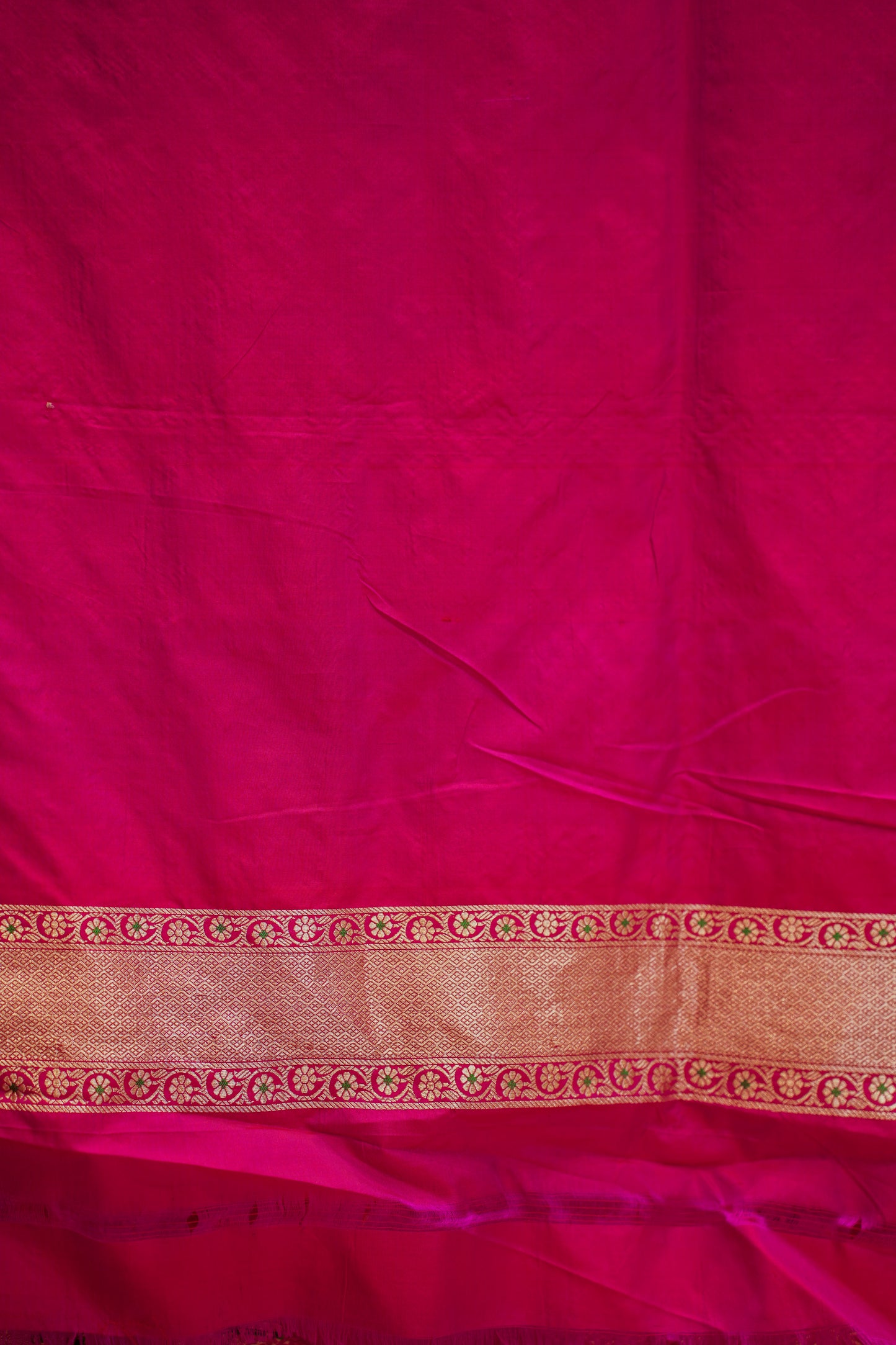 Classic Pink Banarasi Silk Saree