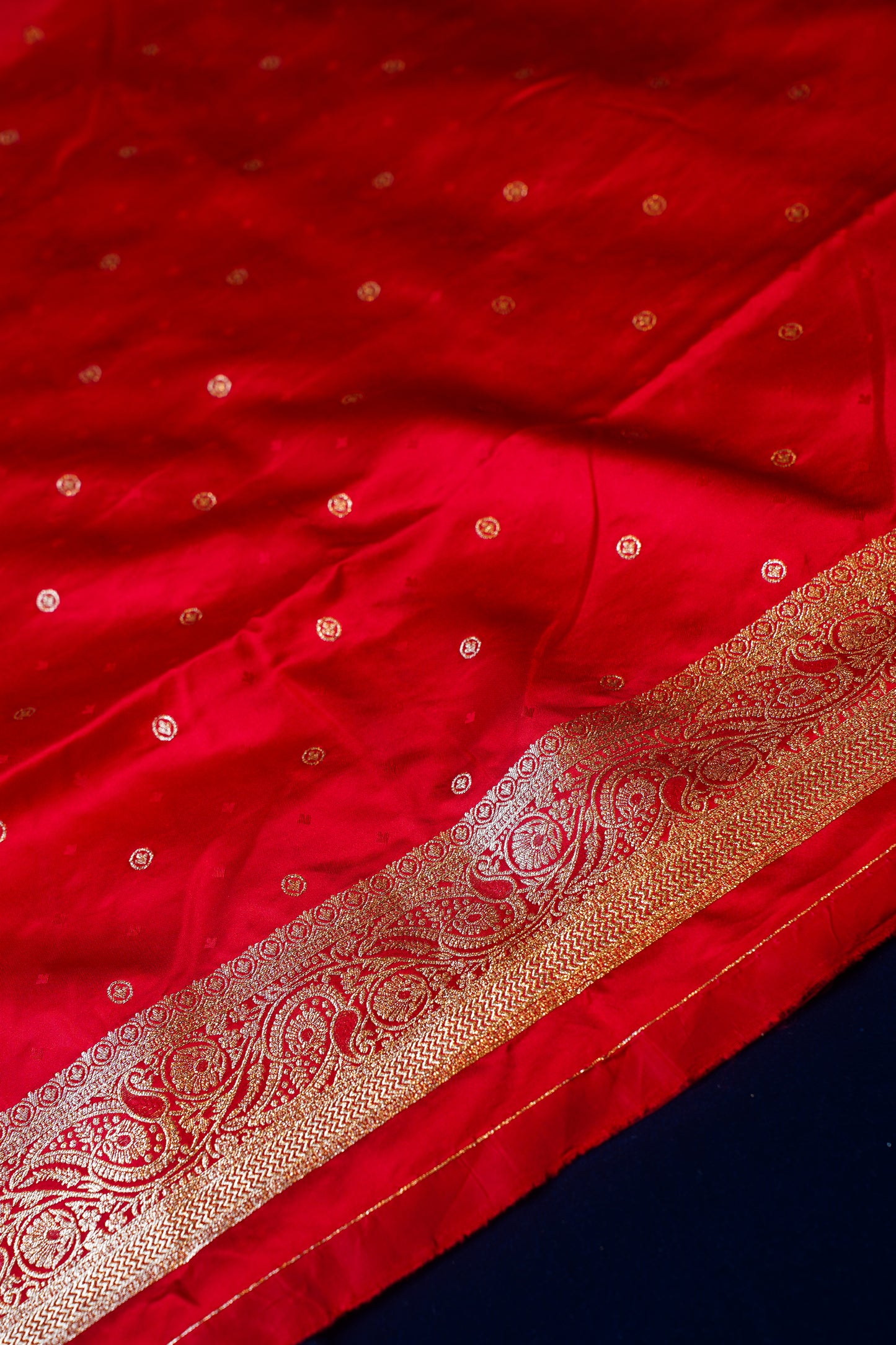 Red Banarasi Silk Saree