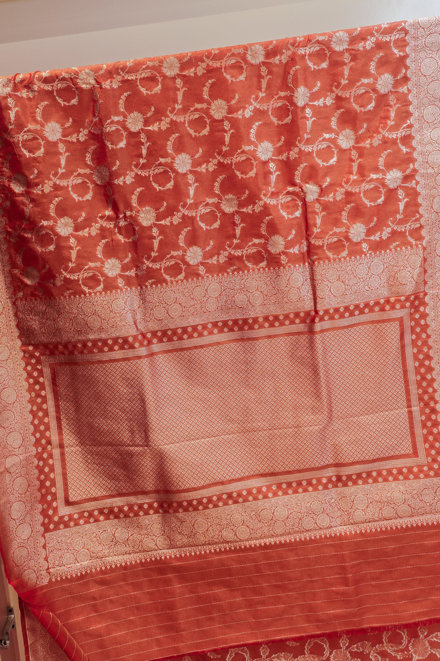 Red Banarasi Silk Saree