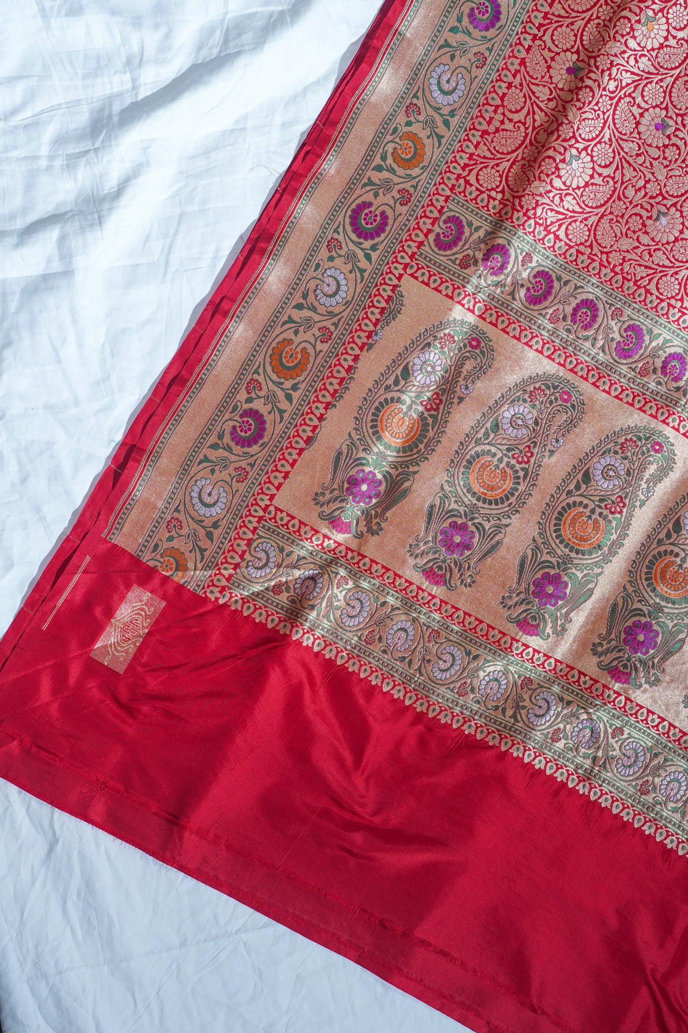 "VIRASAT 252" Banarasi Pure Katan Silk Saree