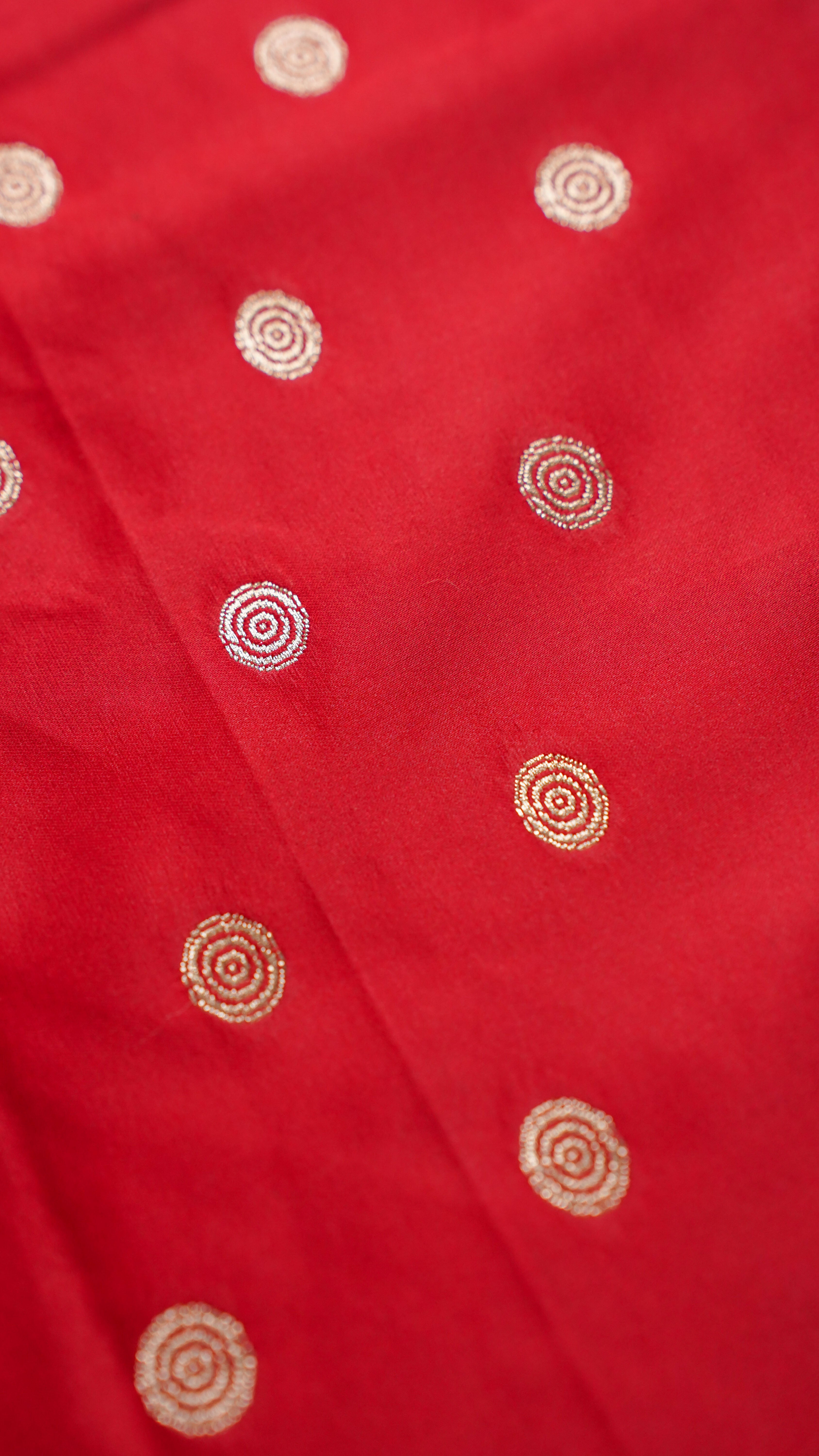 "WAAH BANARAS 055I" Banarasi Pure Mashru silk saree with Ghat Border