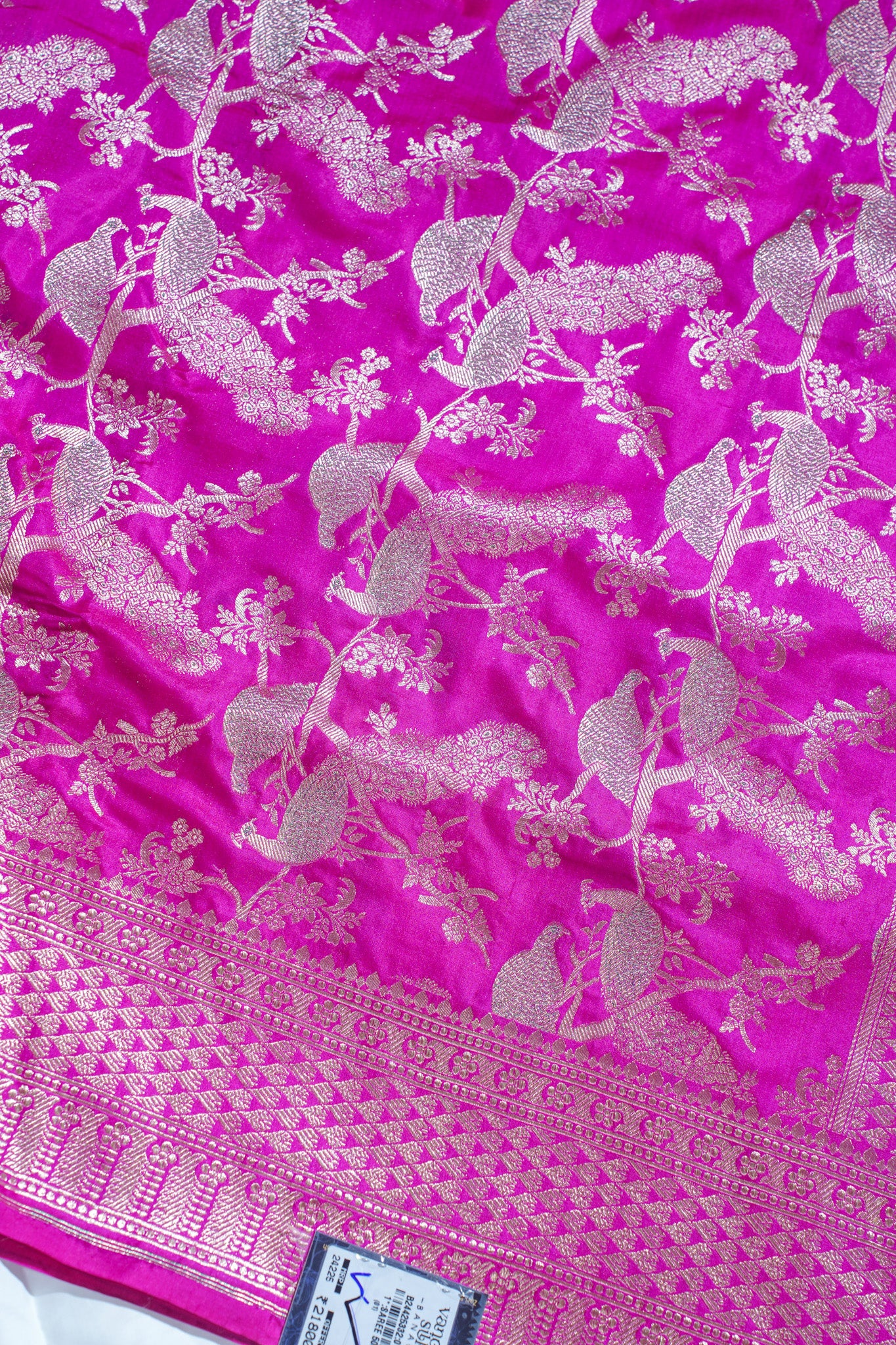 "VIRASAT 253" Banarasi Pure Katan Silk Saree
