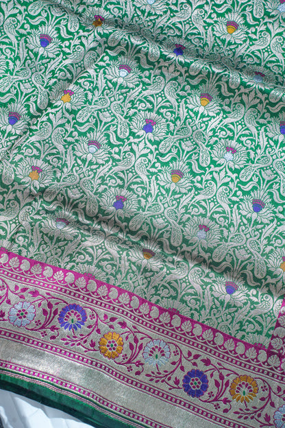 "Virasat 251" Banarasi Pure Katan Silk Saree