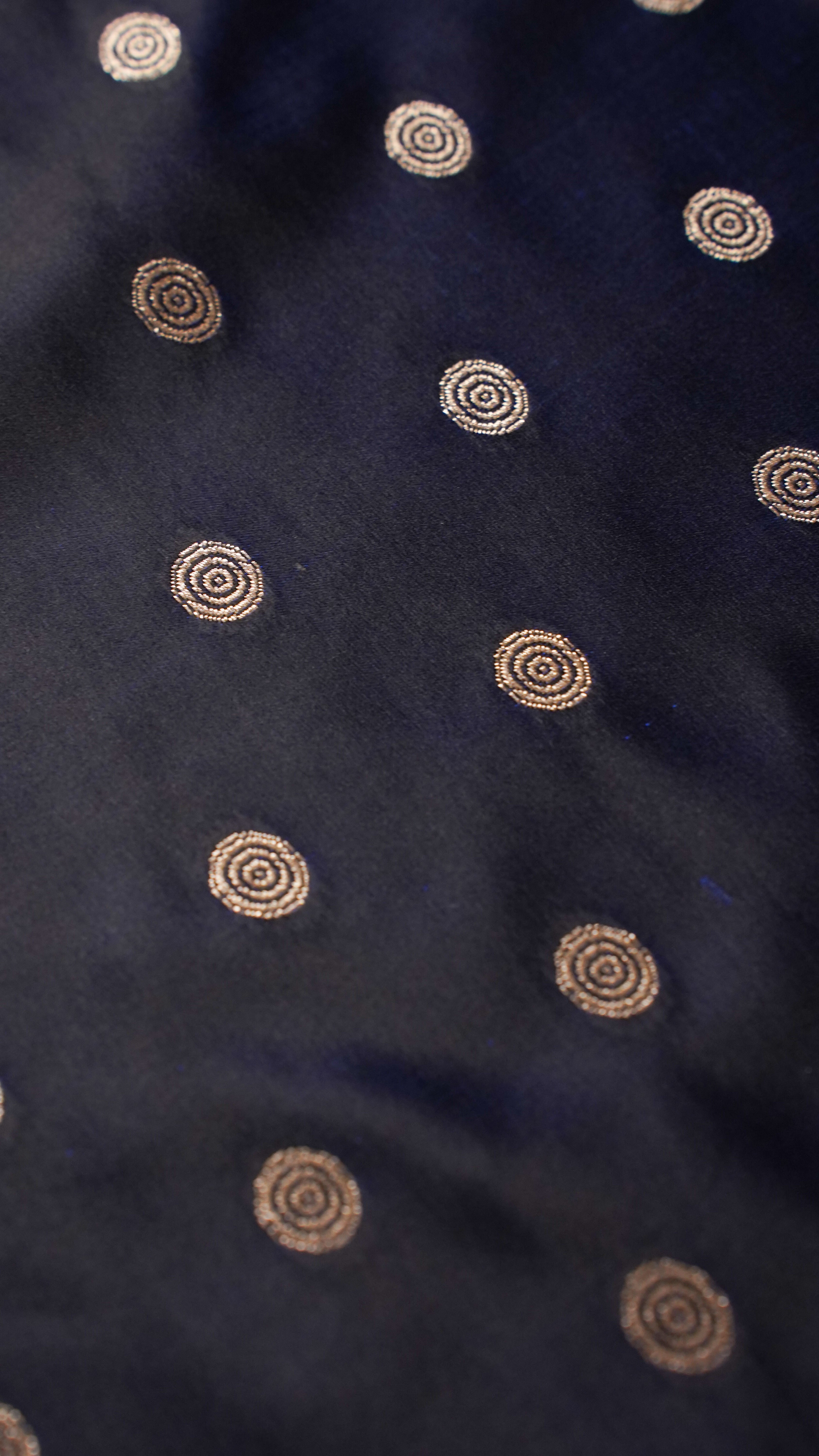 "WAAH BANARAS 055B" Banarasi Pure Mashru silk saree with Ghat Border