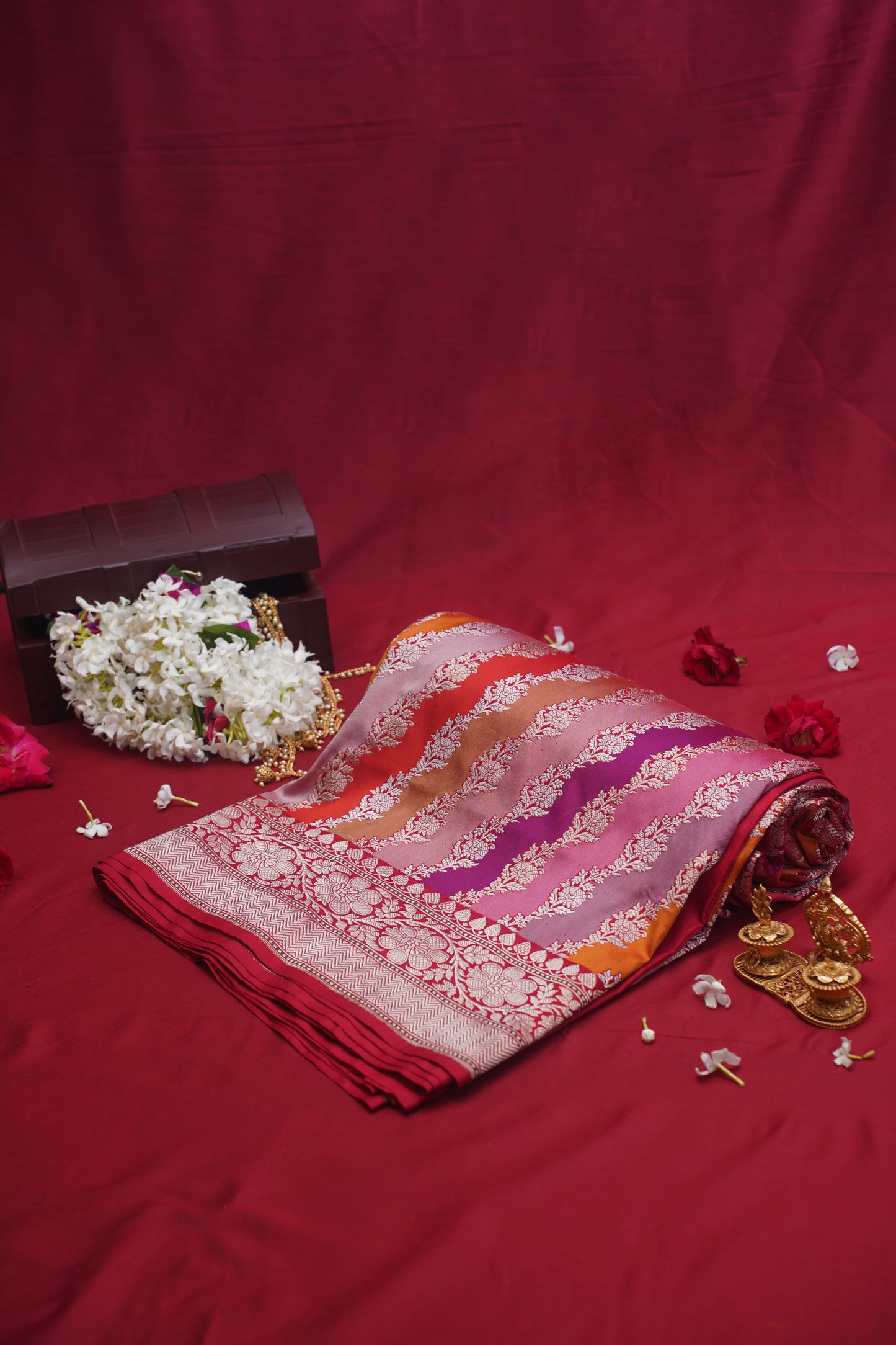 Rangkat Pure Kadwa Banarasi Handloom Saree