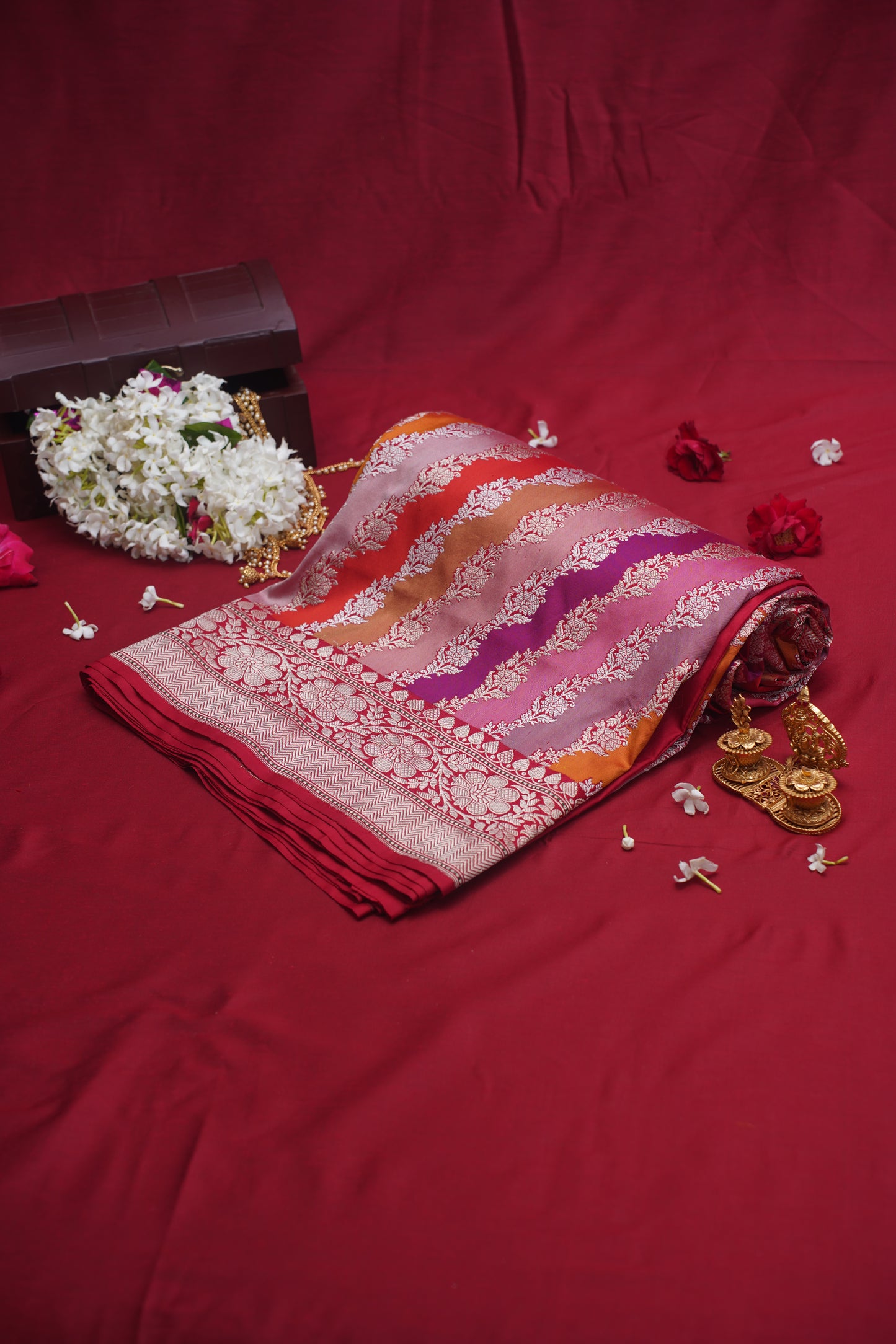 Rangkat Pure Kadwa Banarasi Handloom Saree